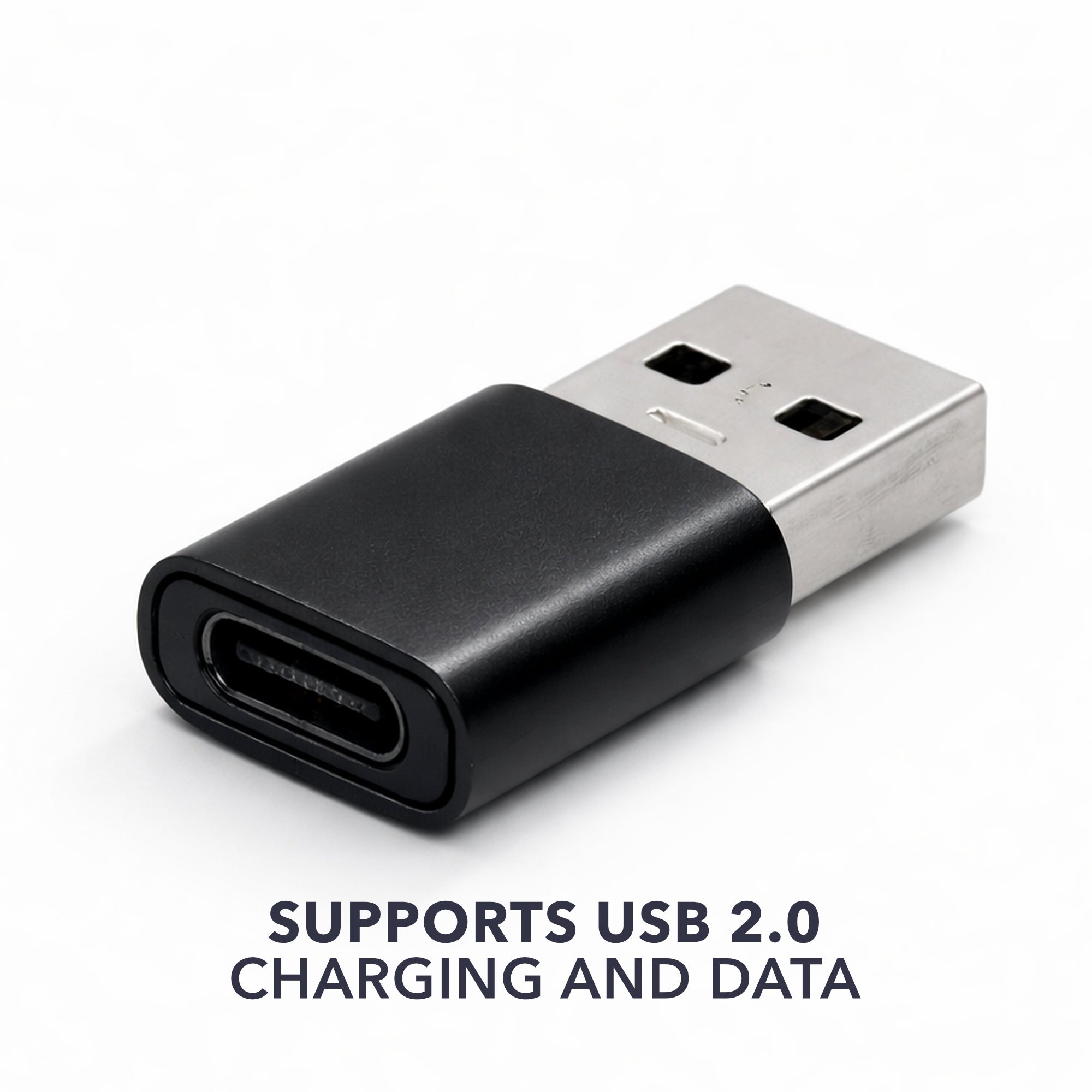 USB-C to USB-A Adapter 2-Pack | Charging & Data USB 2.0