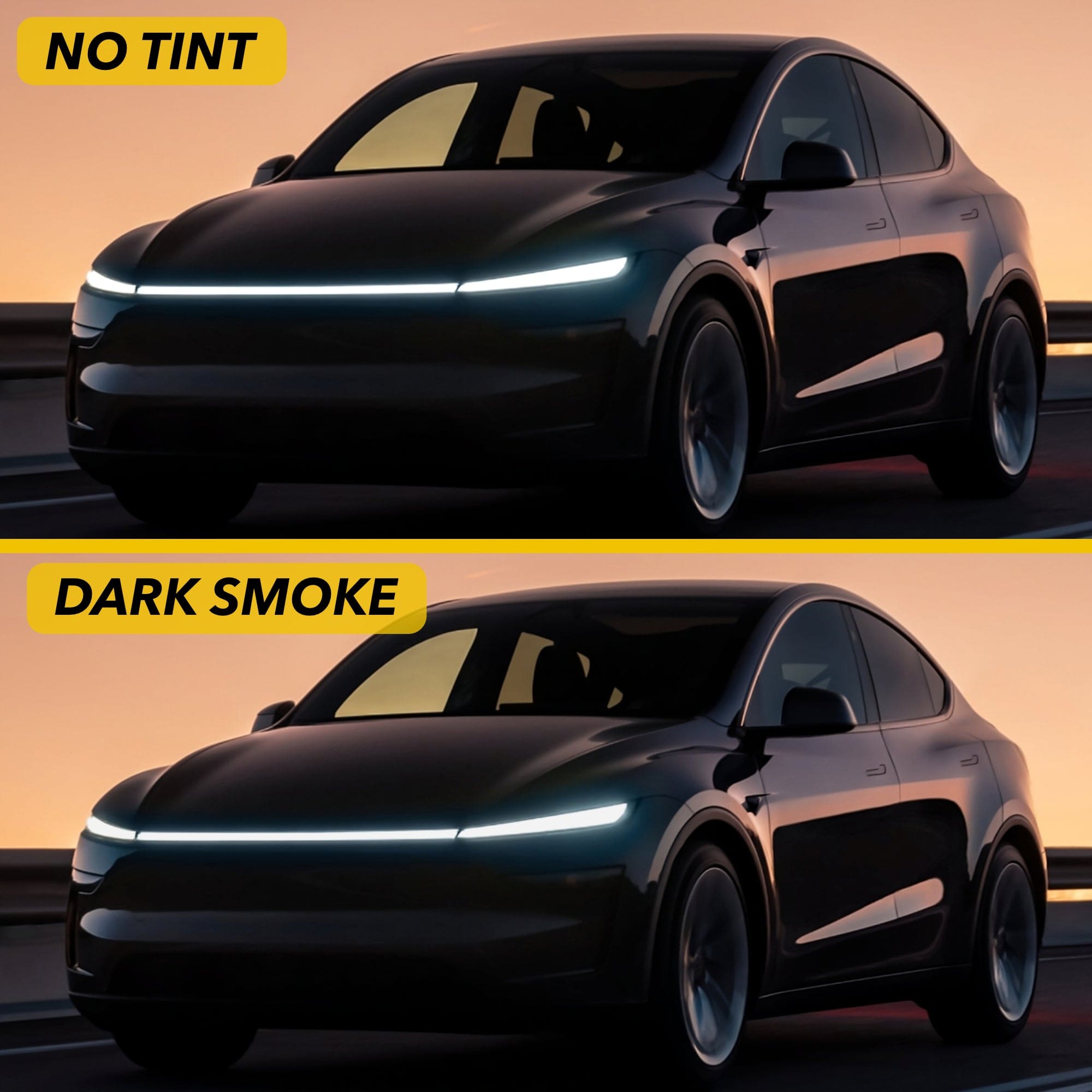 smoke tint tesla model y juniper ppf