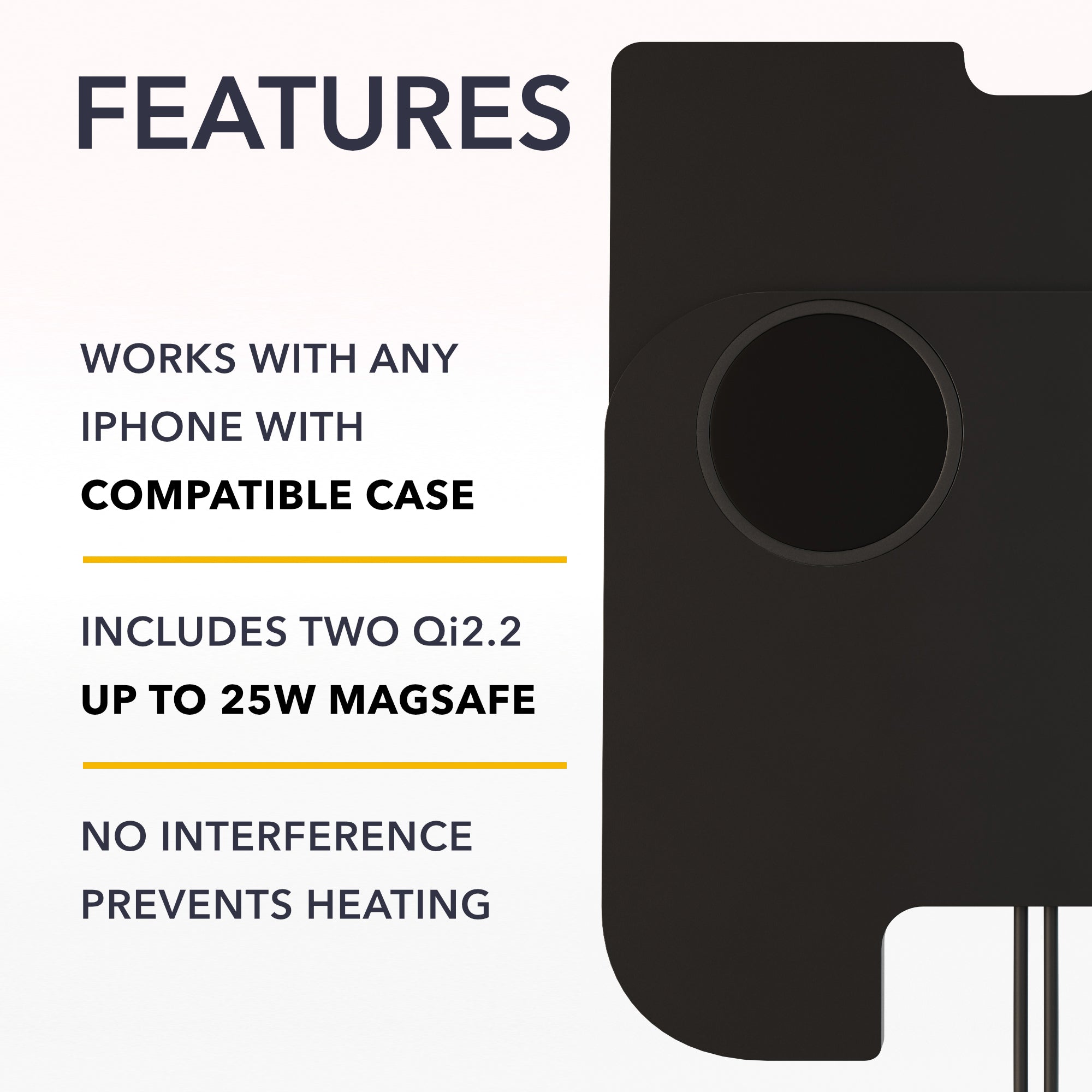MagSafe Compatible Dual Wireless Charger | Lucid Air