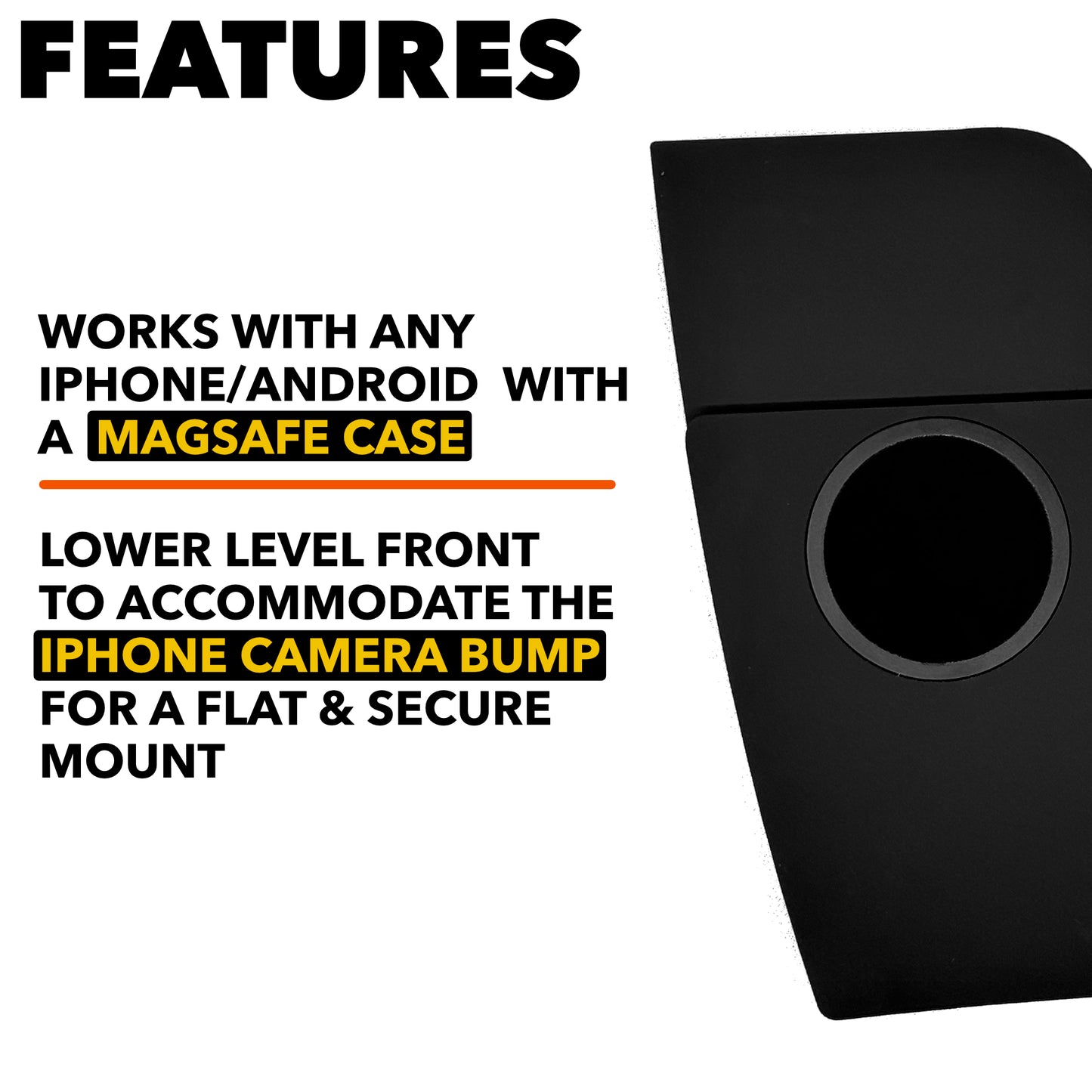 2021-2024 Ford Bronco Sport - Magnetic Wireless Charging Pad