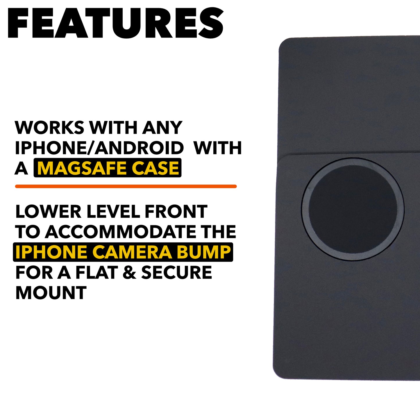 2023+ Honda Accord - MagSafe Compatible Dual Wireless Charger