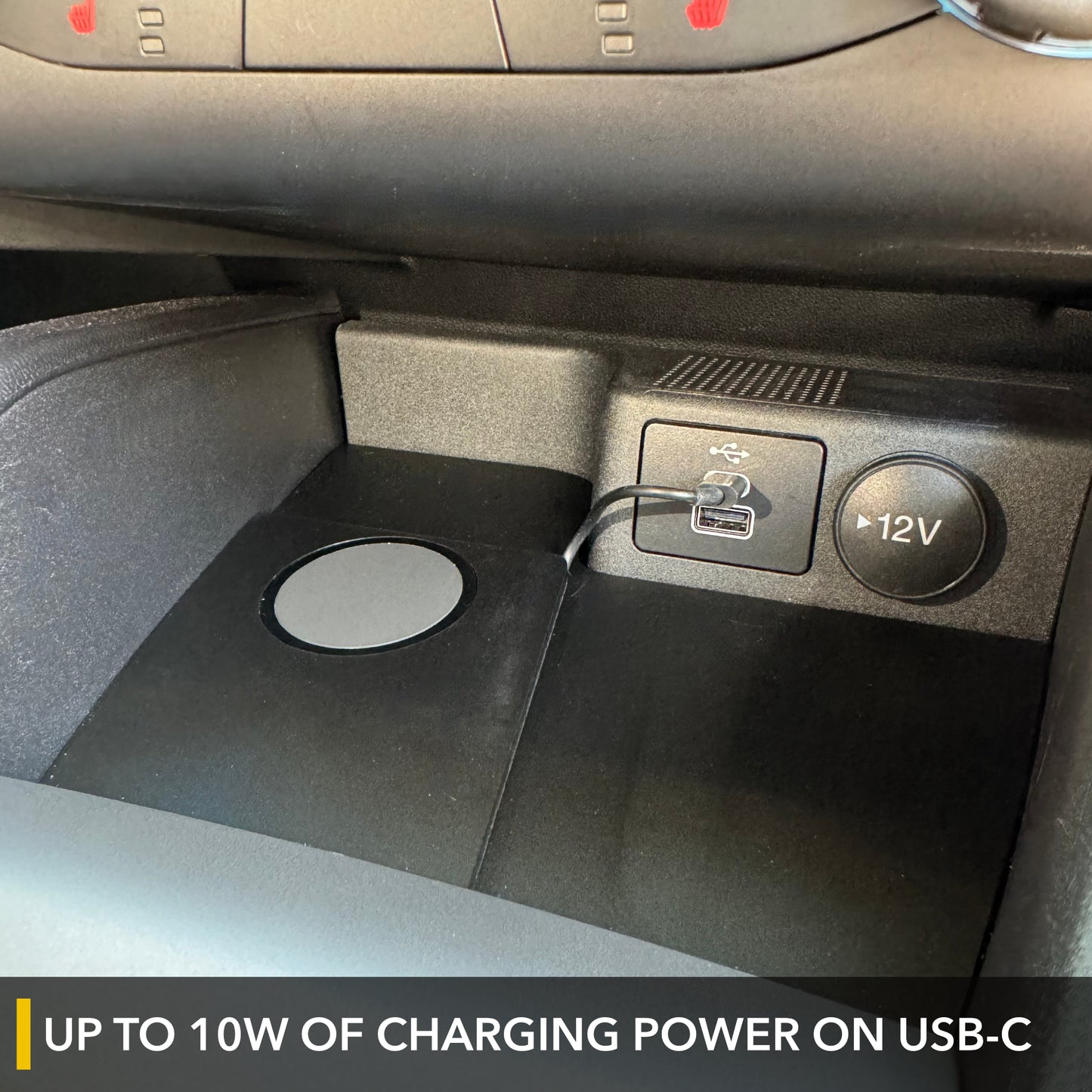 2021-2024 Ford Bronco Sport - Magnetic Wireless Charging Pad