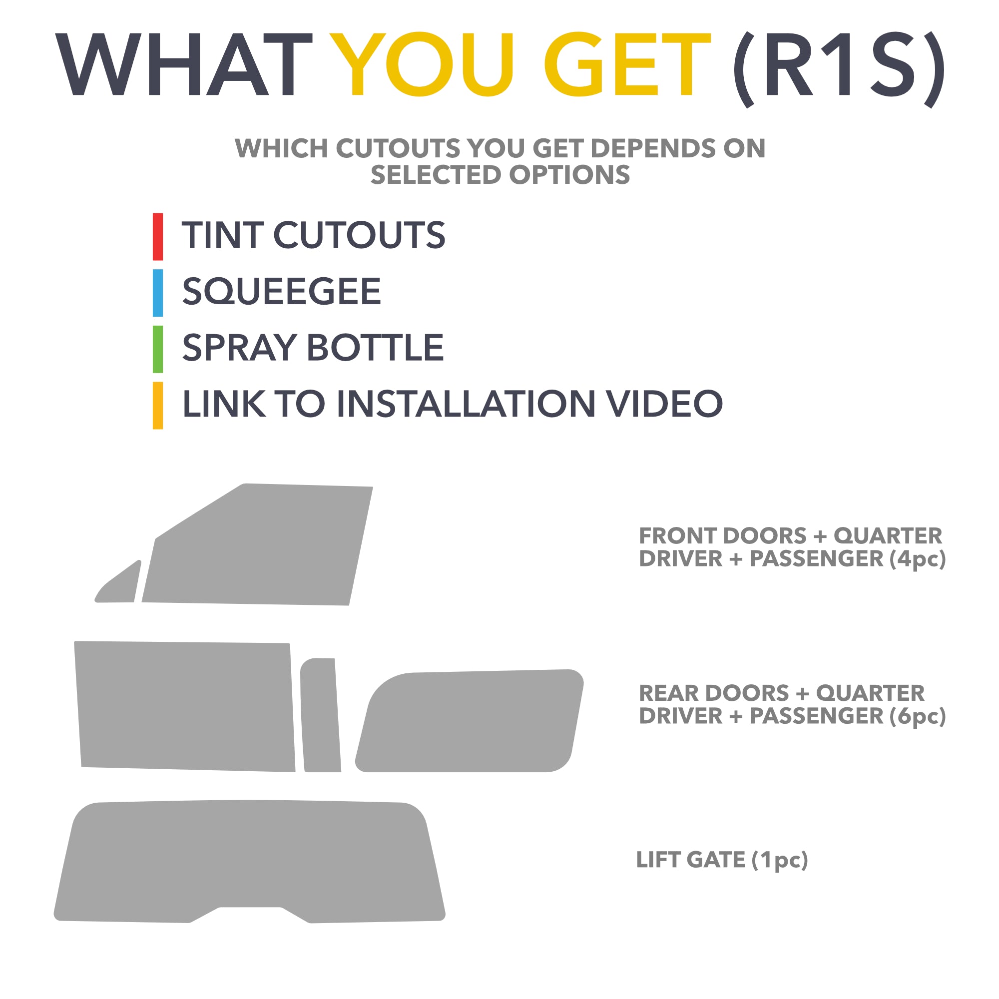 Nano Ceramic Windows Tint | for Rivian R1S & R1T