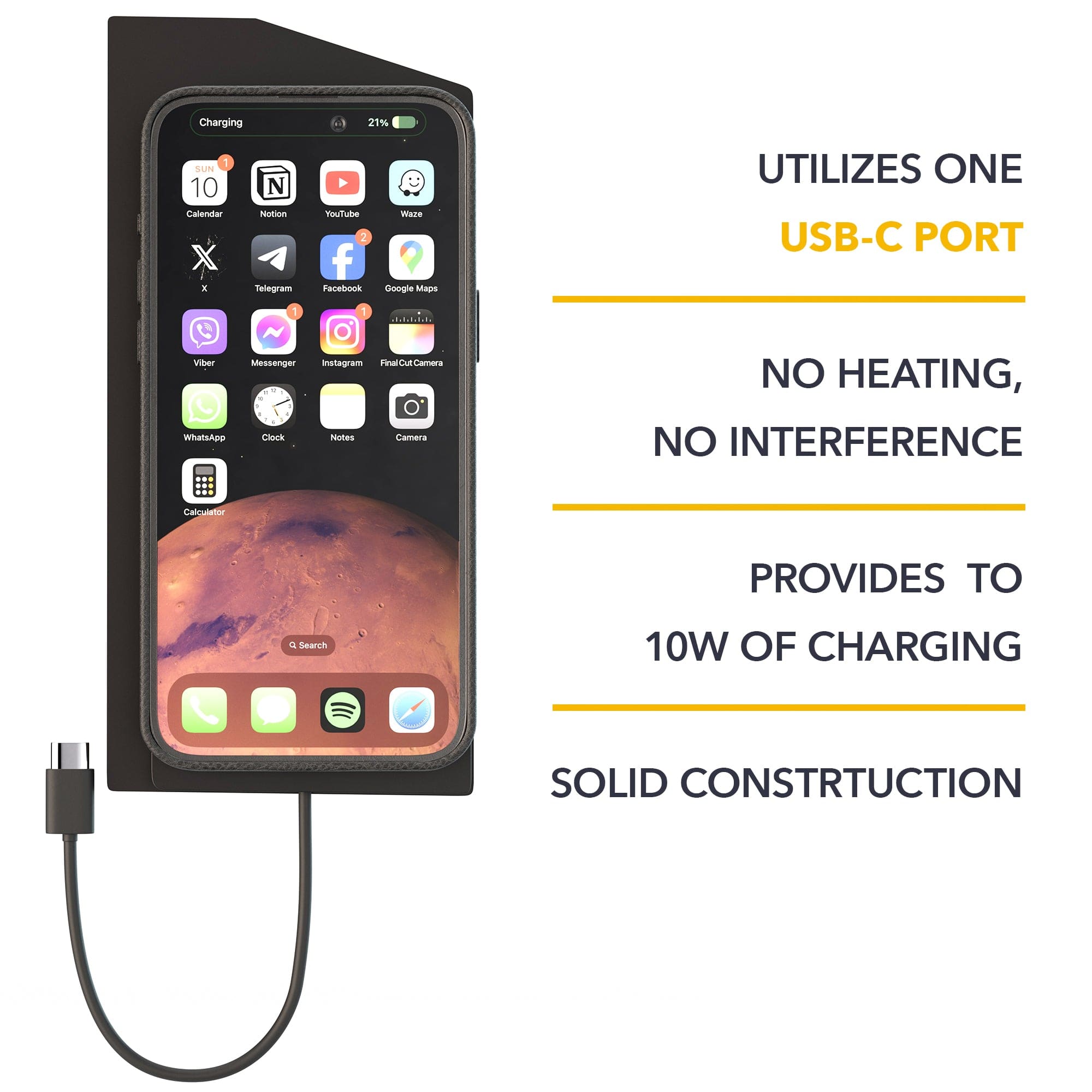 ford f150 wireless charger magsafe compatible