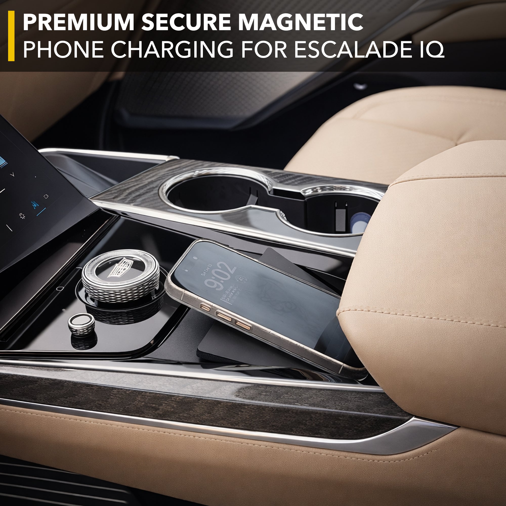 Magnetic Phone Charger | Cadillac ESCALADE IQ, MagSafe Compatible