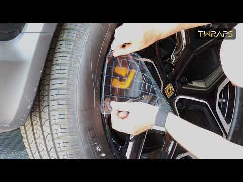 Wheels Vinyl Covers | Spokes Color Wrap Chrome Delete for Rivian R1T & Rivian R1S