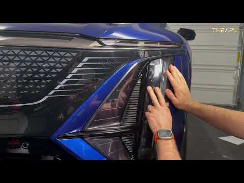 Headlights Tint PPF | Cadillac LYRIQ 2023-2026 - Smokey Headlamp Cover