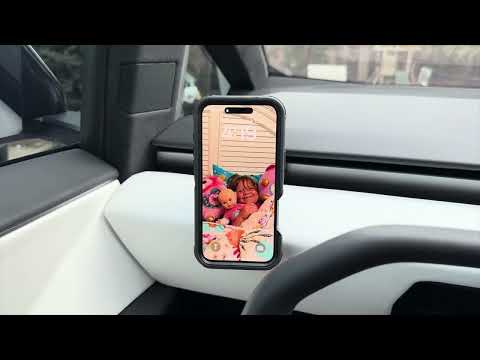 Dashboard Magnetic Phone Mount / Qi2 Charger | Tesla Cybertruck - Phone Holder