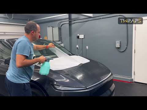 Mini Hood PPF | Paint Protection Film Cover for Tesla Model Y Juniper