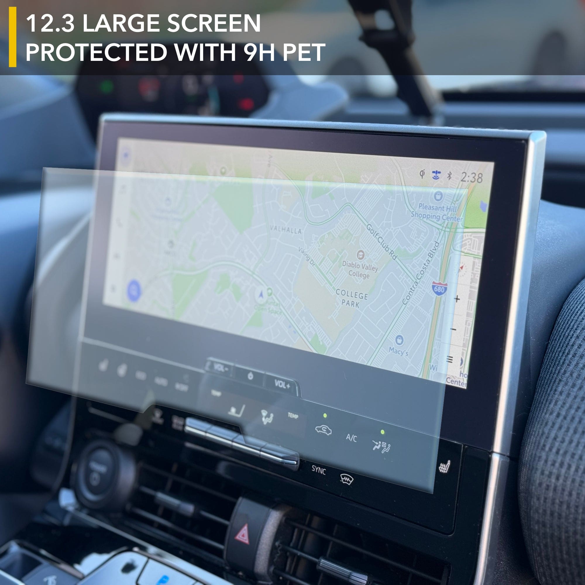 bz4x toyota screen protector hardness pet film