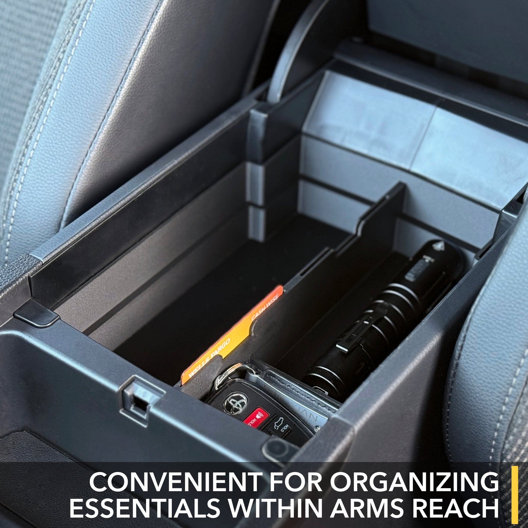 bz4x toyota center console storage armrest organizer
