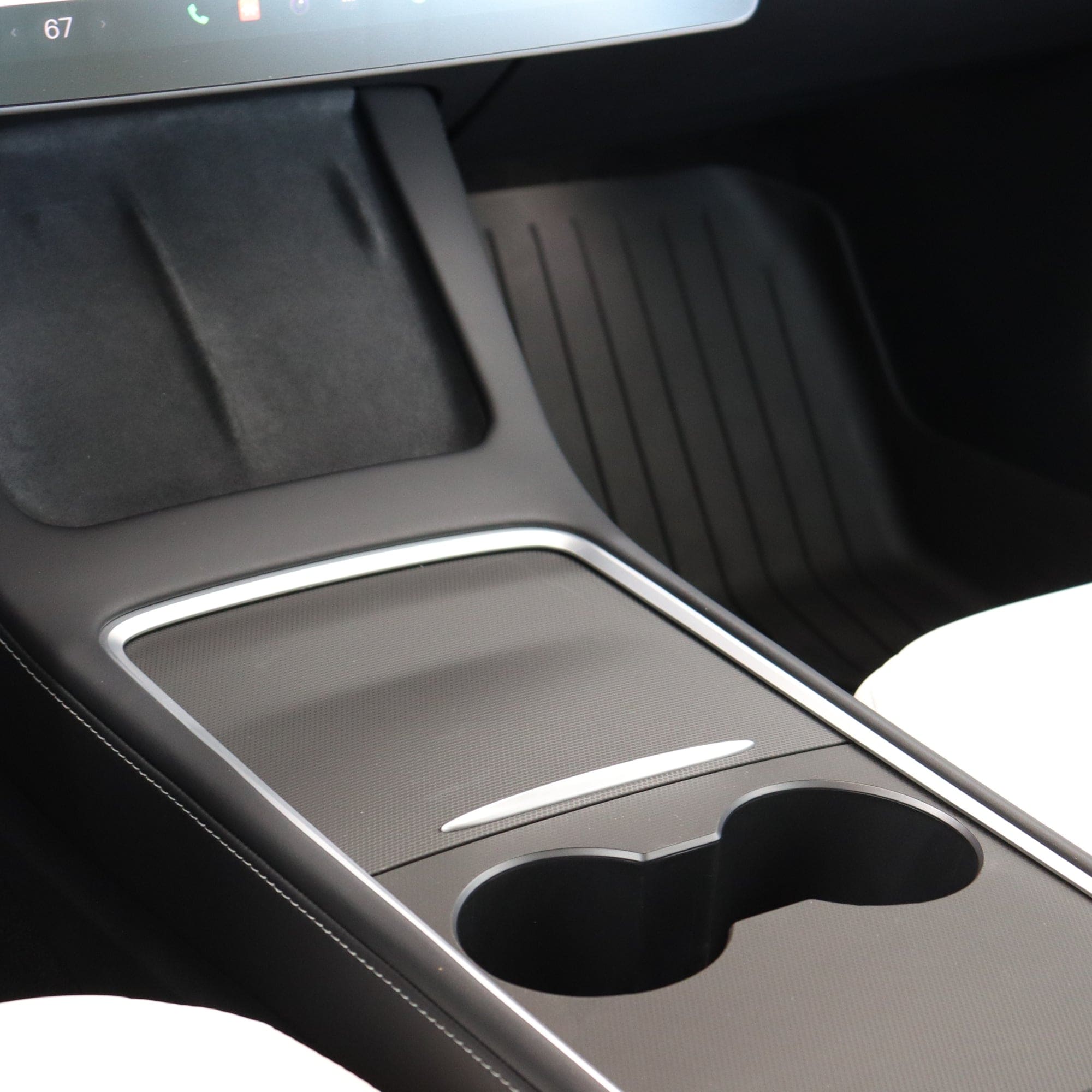 carās center console cup holders tesla model avery dennison ev accessories