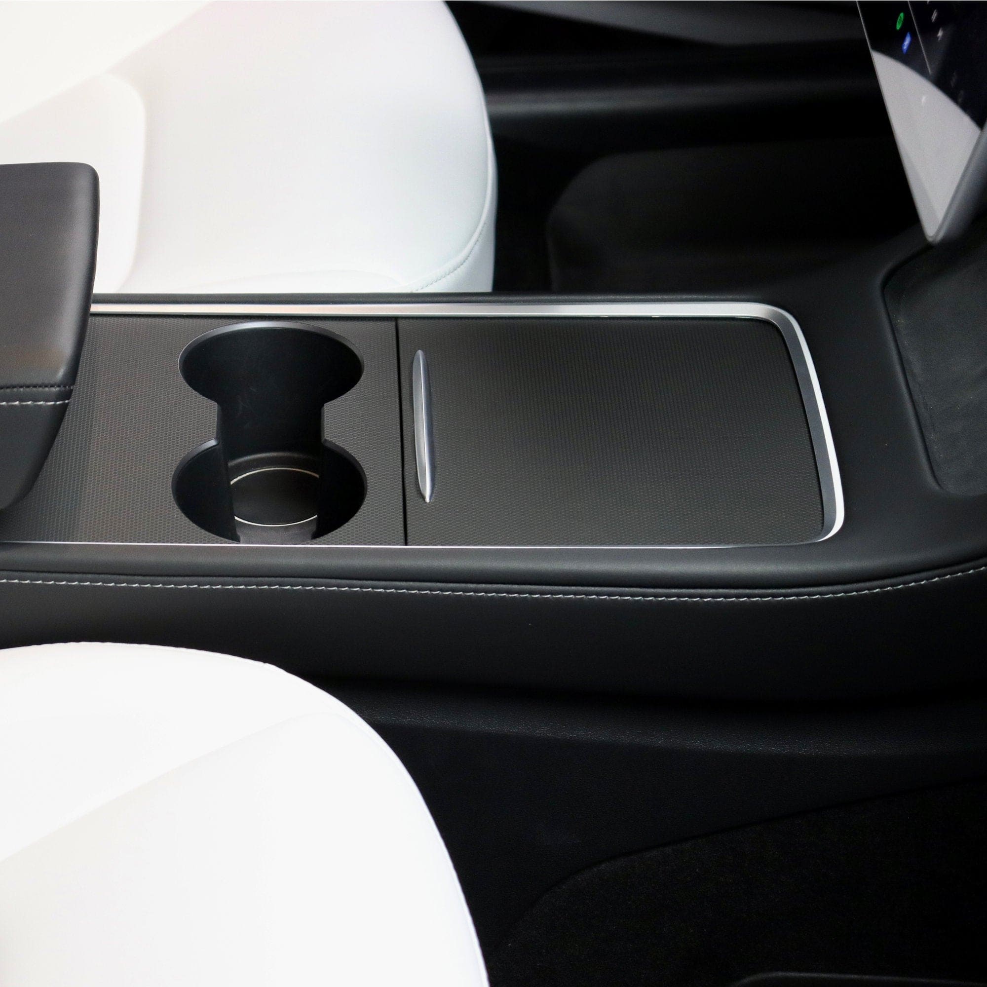 carās center console cup holders tesla model avery dennison ev accessories