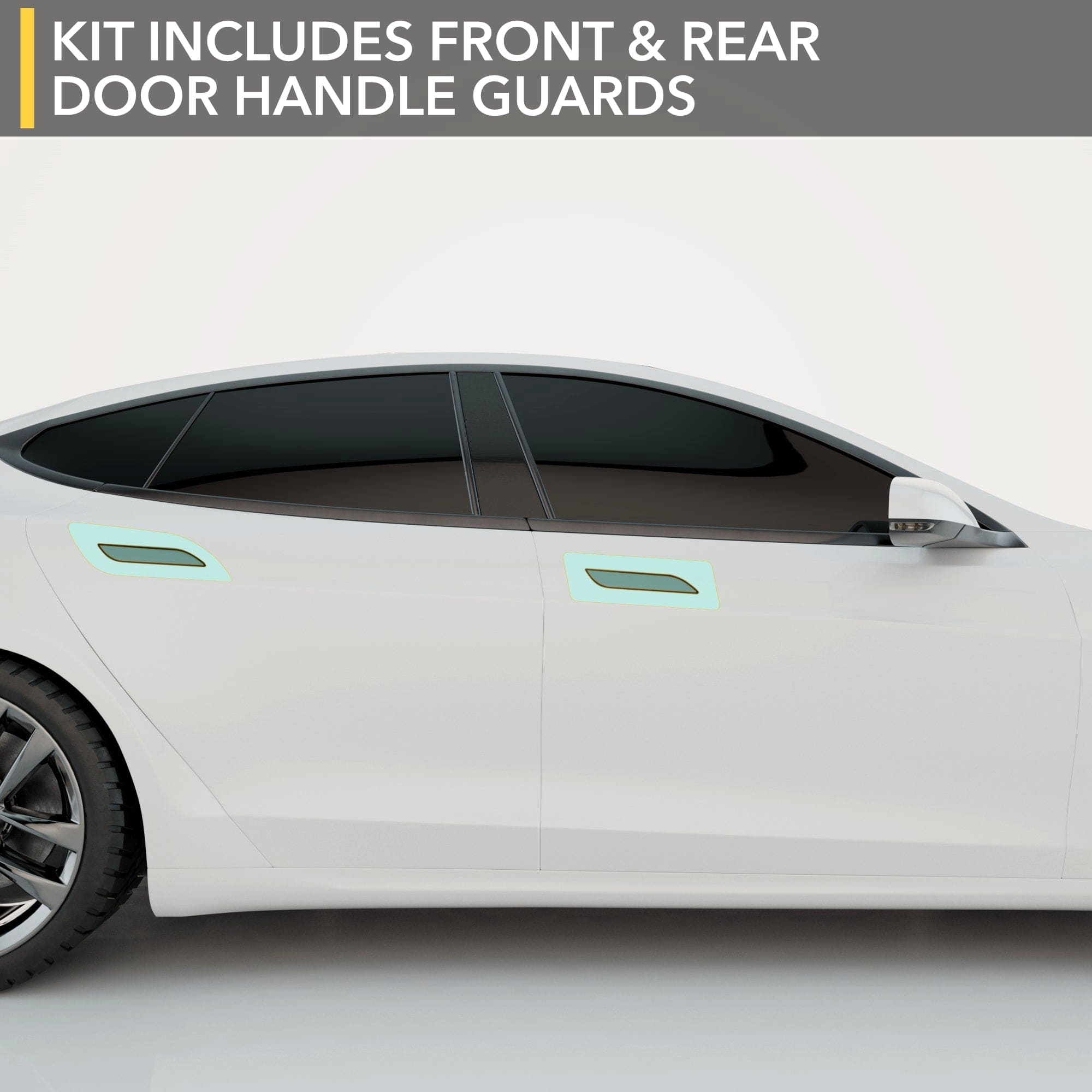 door handles tesla model paint protection film