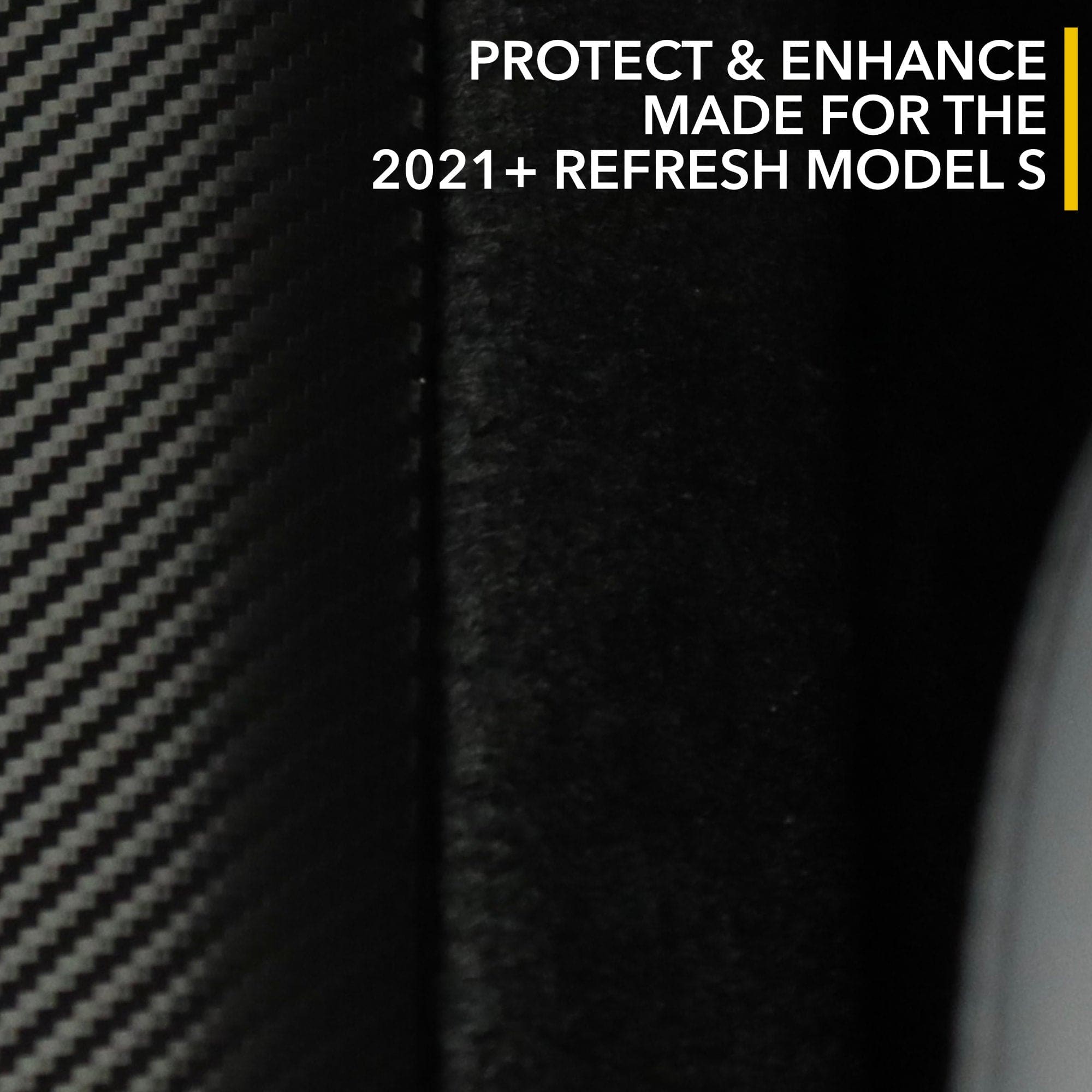 door sills tesla model carbon fiber kit includes two pieces