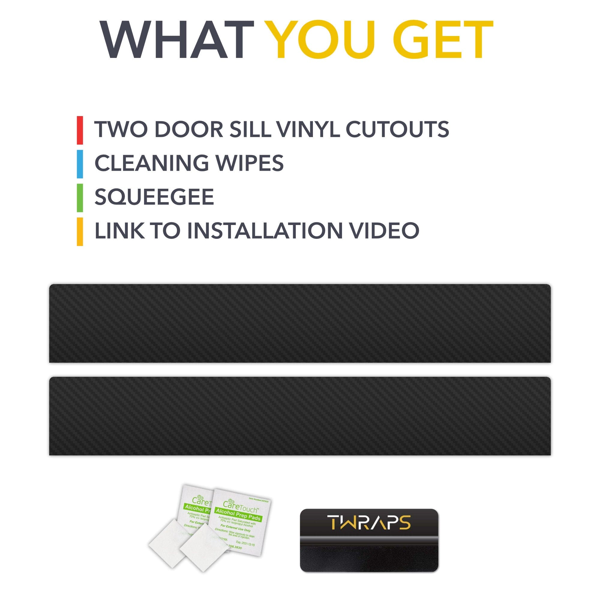 door sills tesla model carbon fiber kit includes two pieces