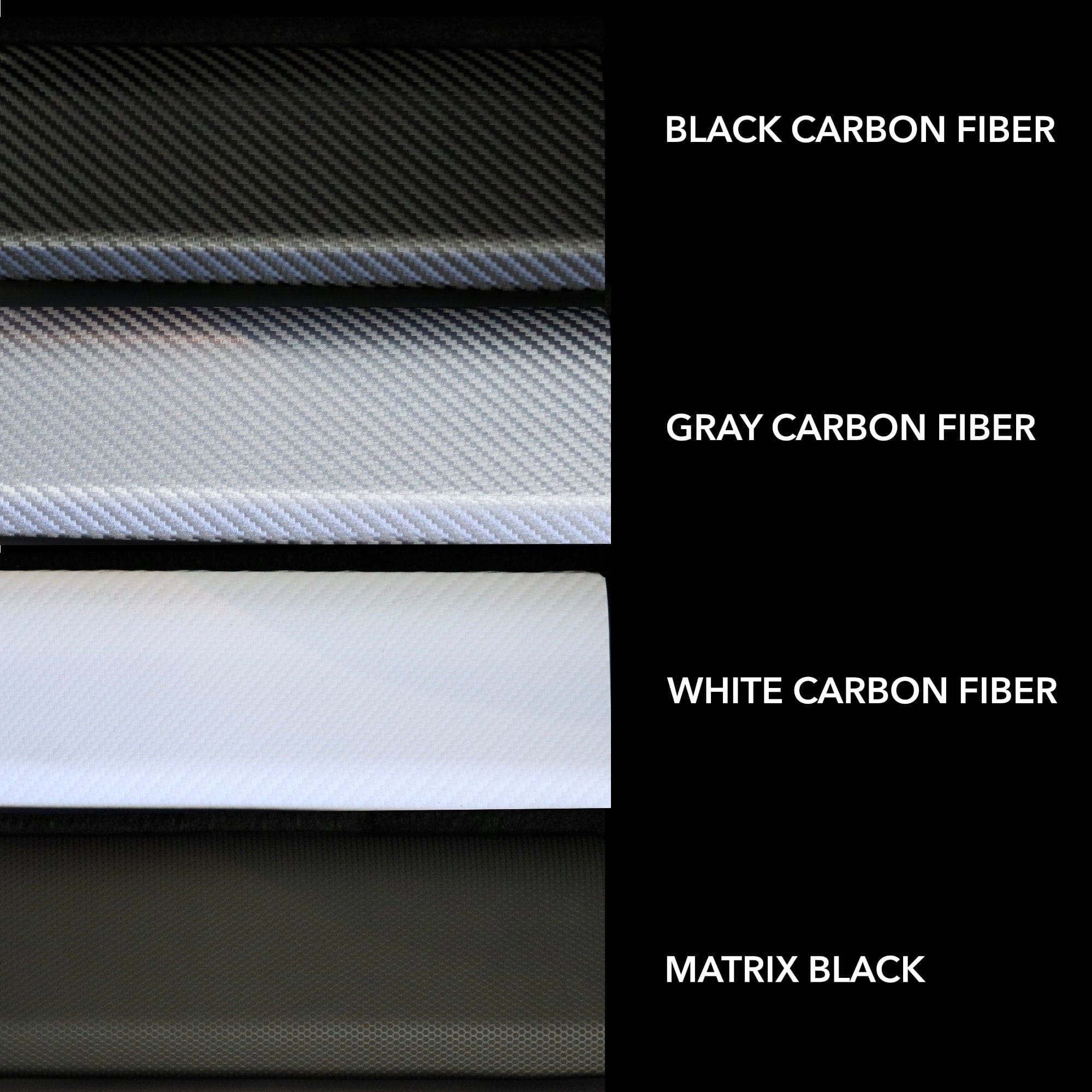 door sills tesla model carbon fiber kit includes two pieces