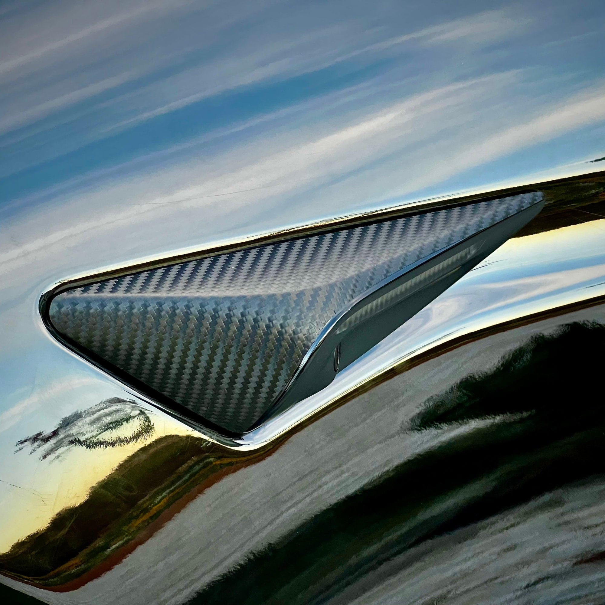 carbon fiber triangular car turn signal avery dennison installation video tesla model ev