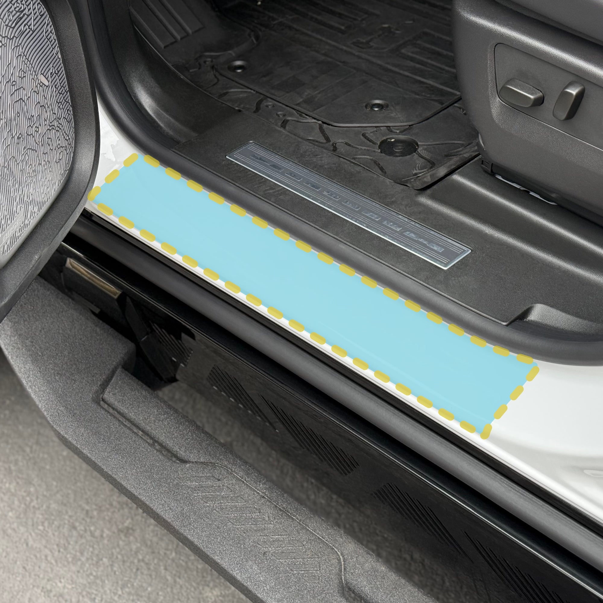 Door Entry PPF Paint Protection Film Cover for GMC Hummer EV 8mil self-healing hydrophobic easy DIY install T-WRAPS