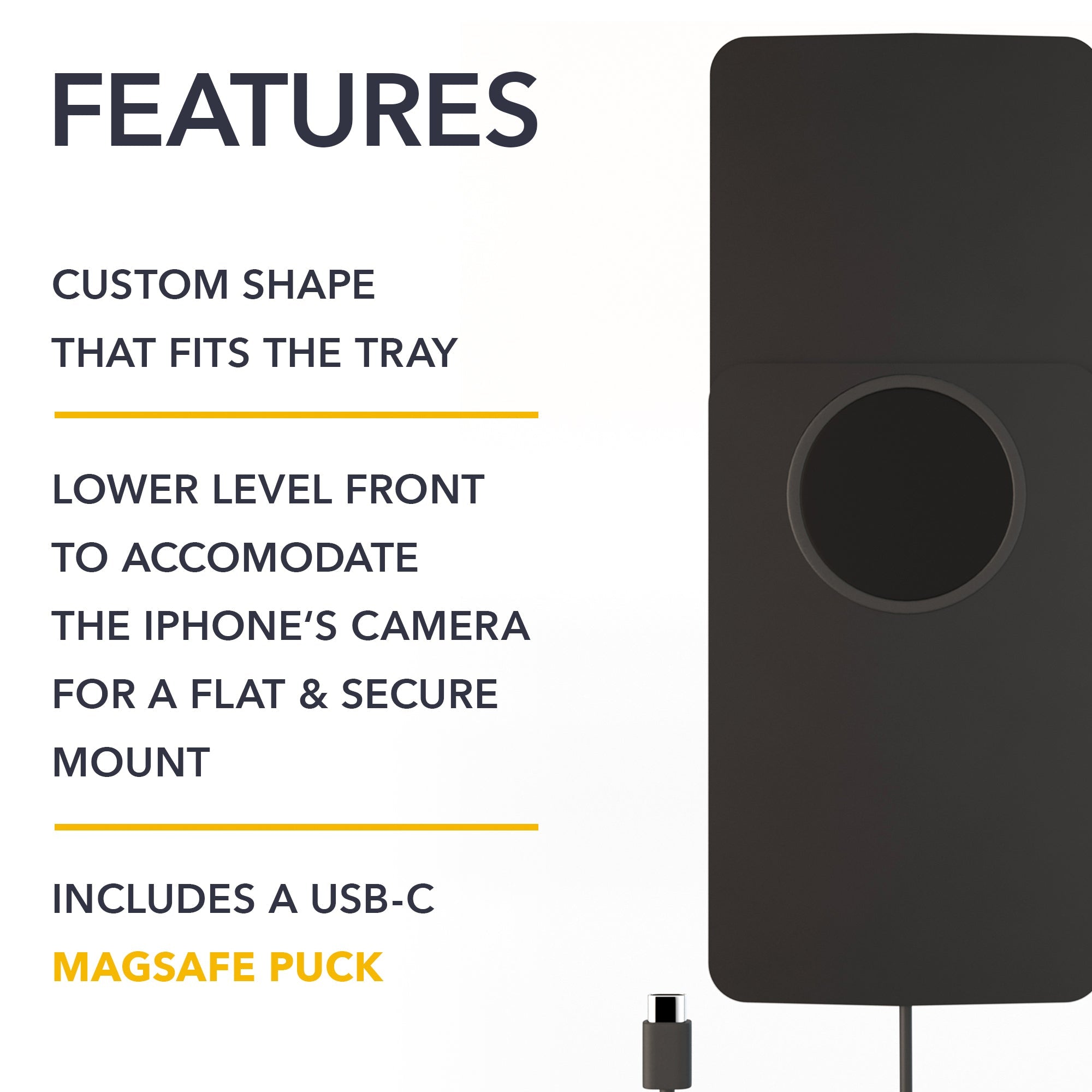 gmc hummer, wireless charging pad, compatible magsafe case, charging, pad