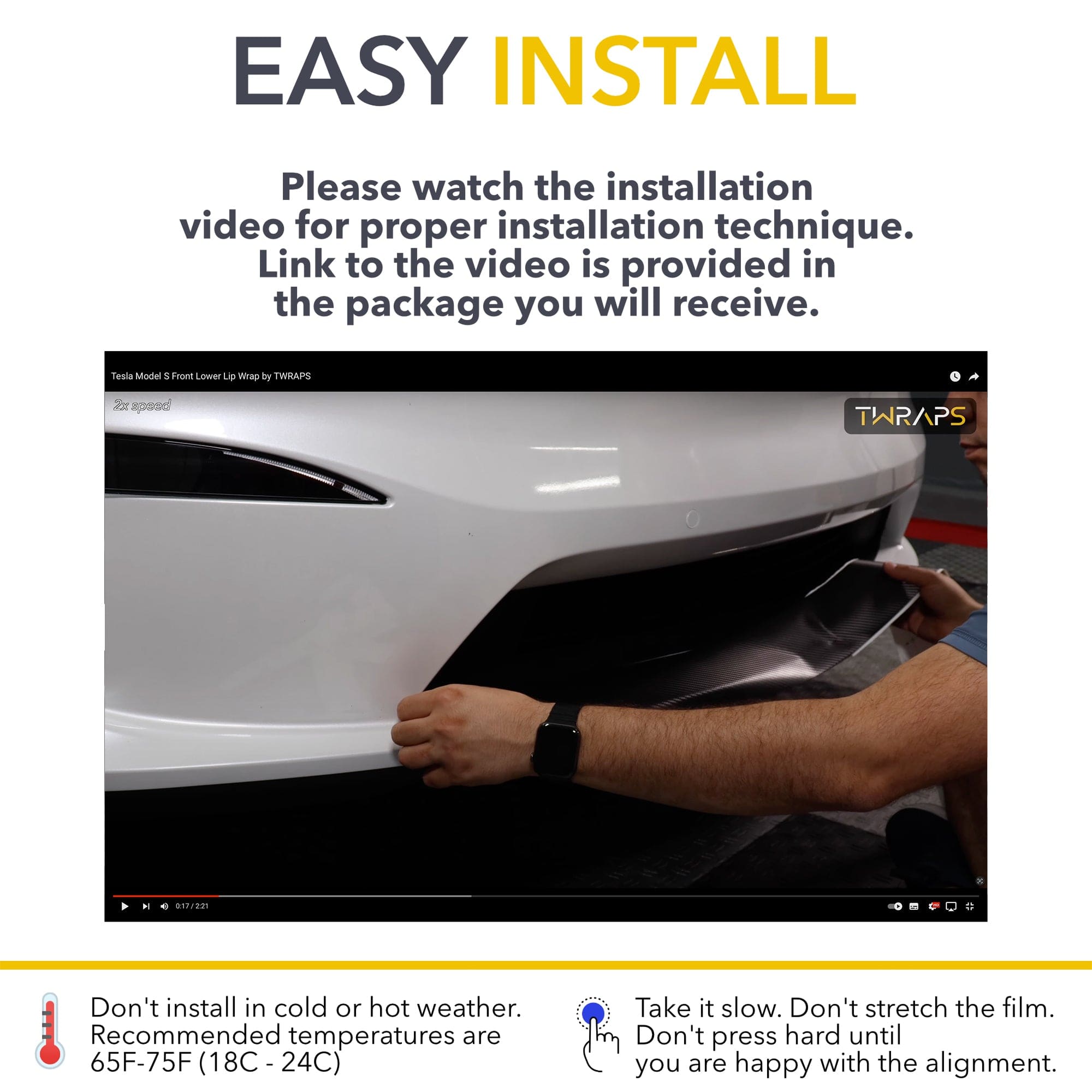 vinyl wrap tesla model carbon fiber minor scratches premium