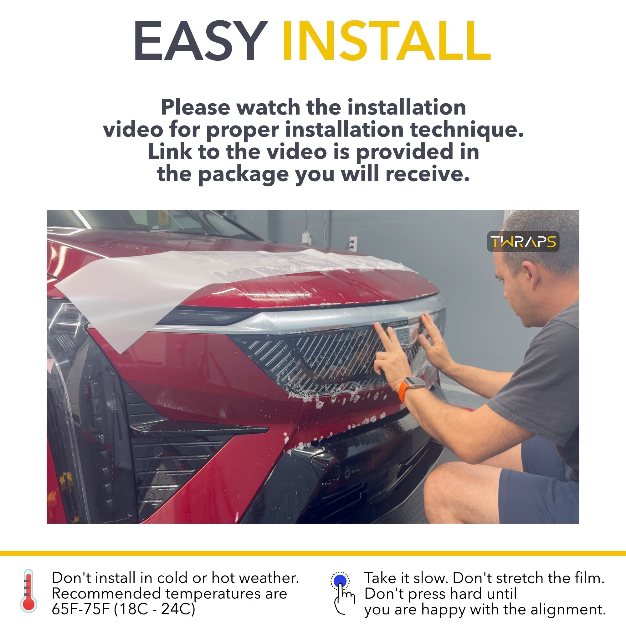 paint protection, protection film, cadillac optiq, rock guard