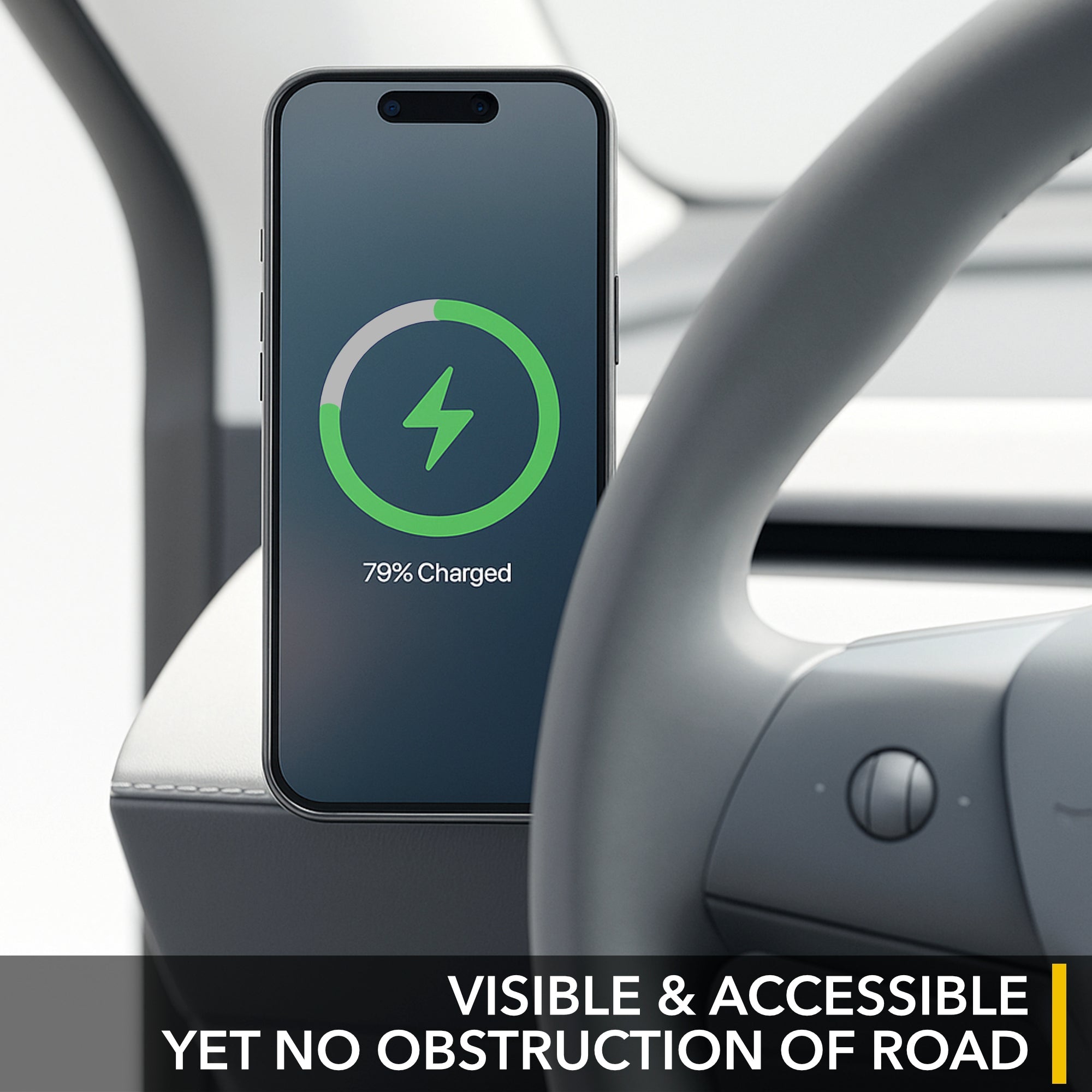 tesla model, model y juniper, phone mount, dashboard patent pending