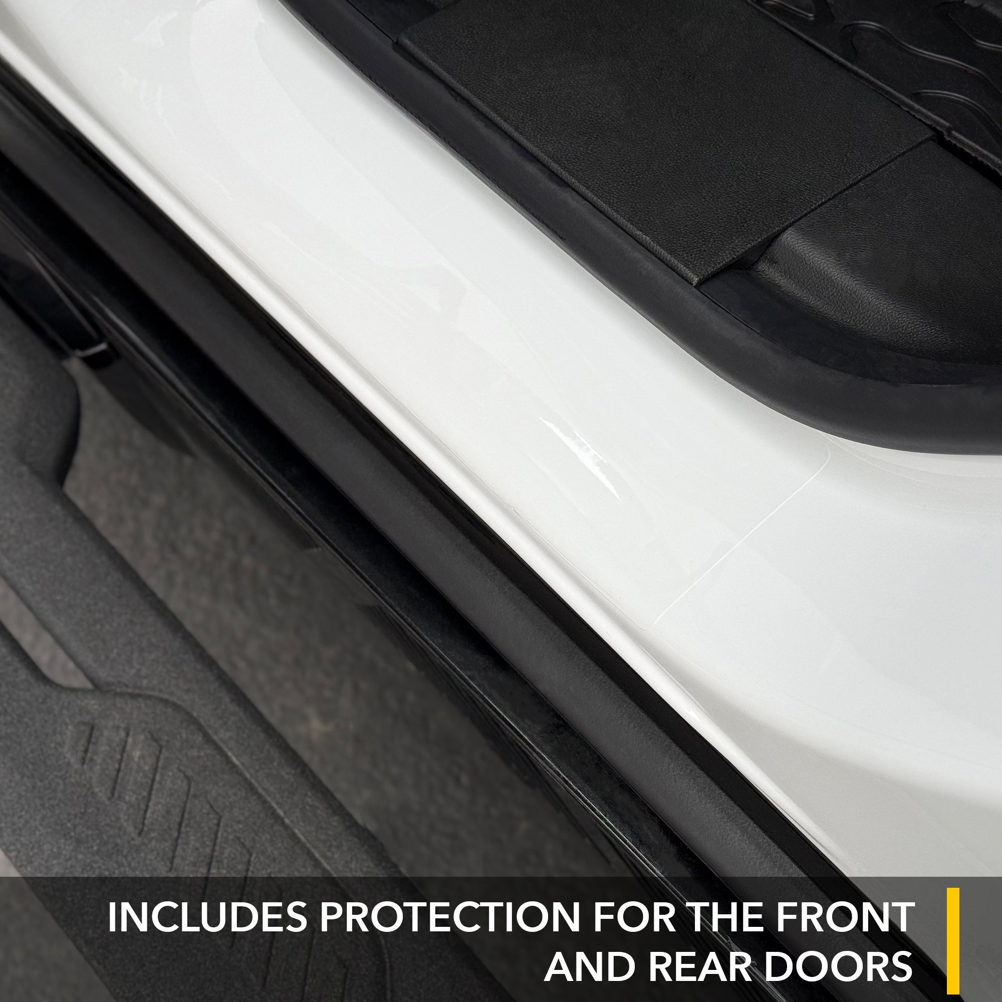 paint protection film, protection, door entry, gmc hummer