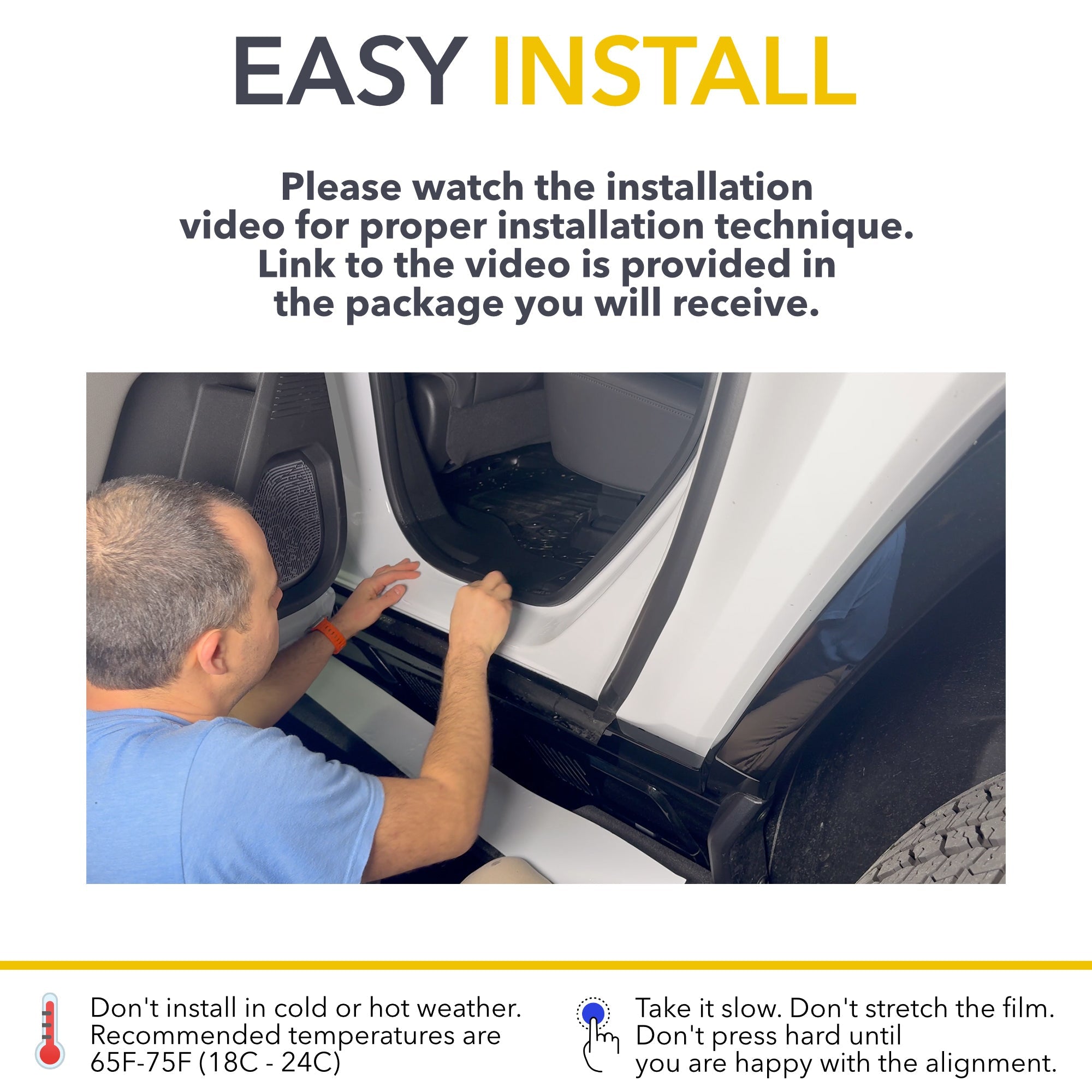 paint protection film, protection, door entry, gmc hummer