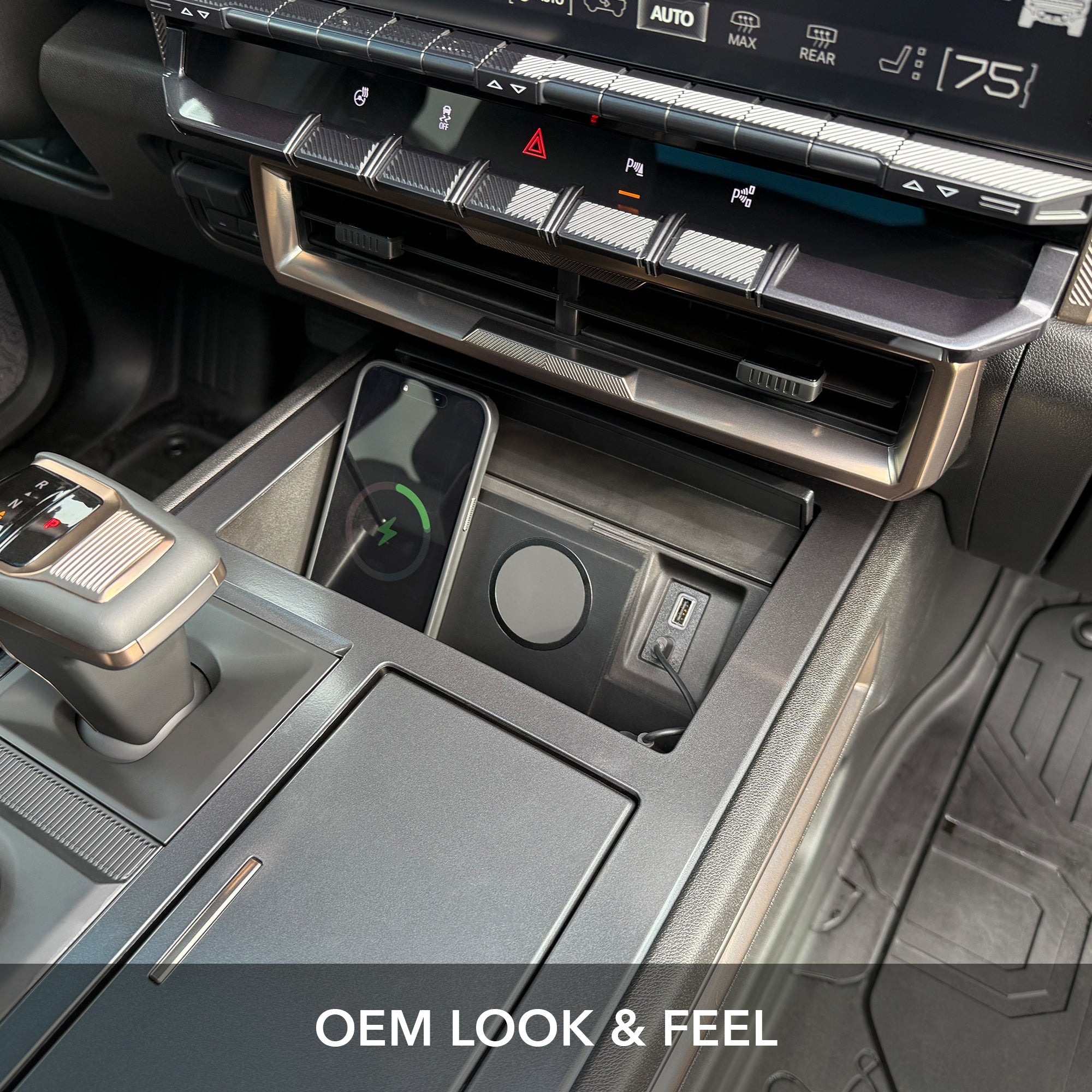 gmc hummer, wireless charger, magsafe compatible, dual
