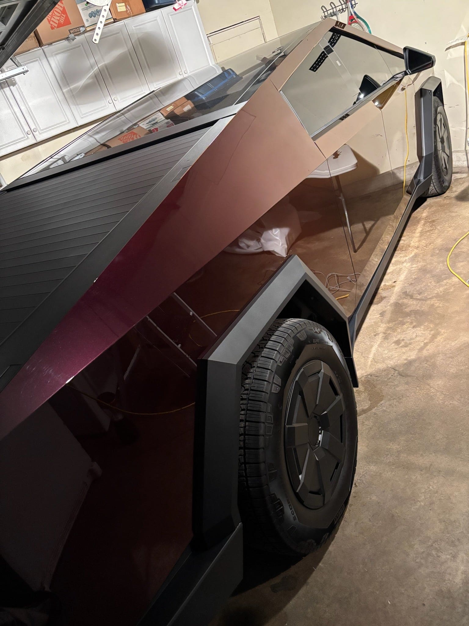 flowing black charming red color ppf