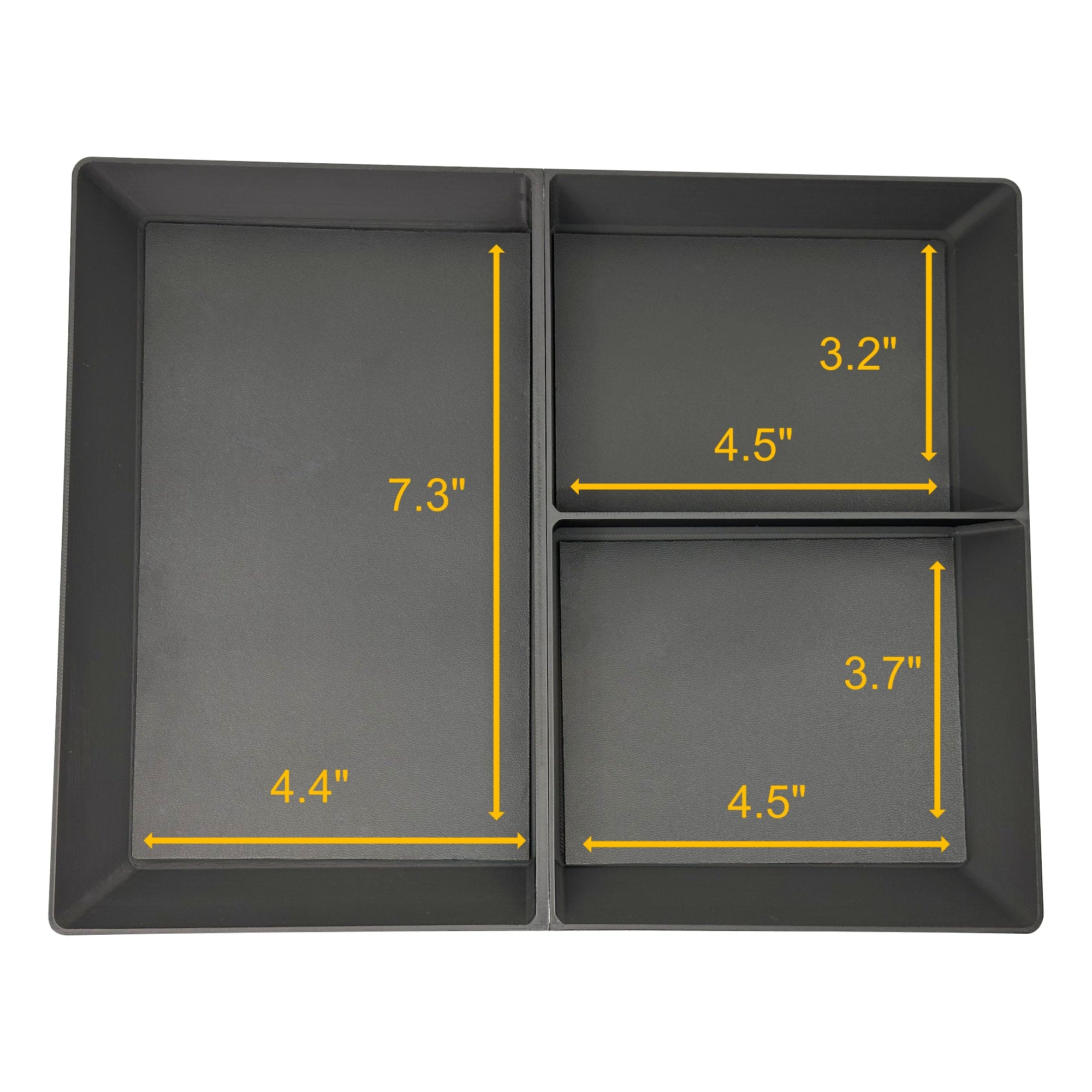 tesla cybertruck glove box organizer leather liners