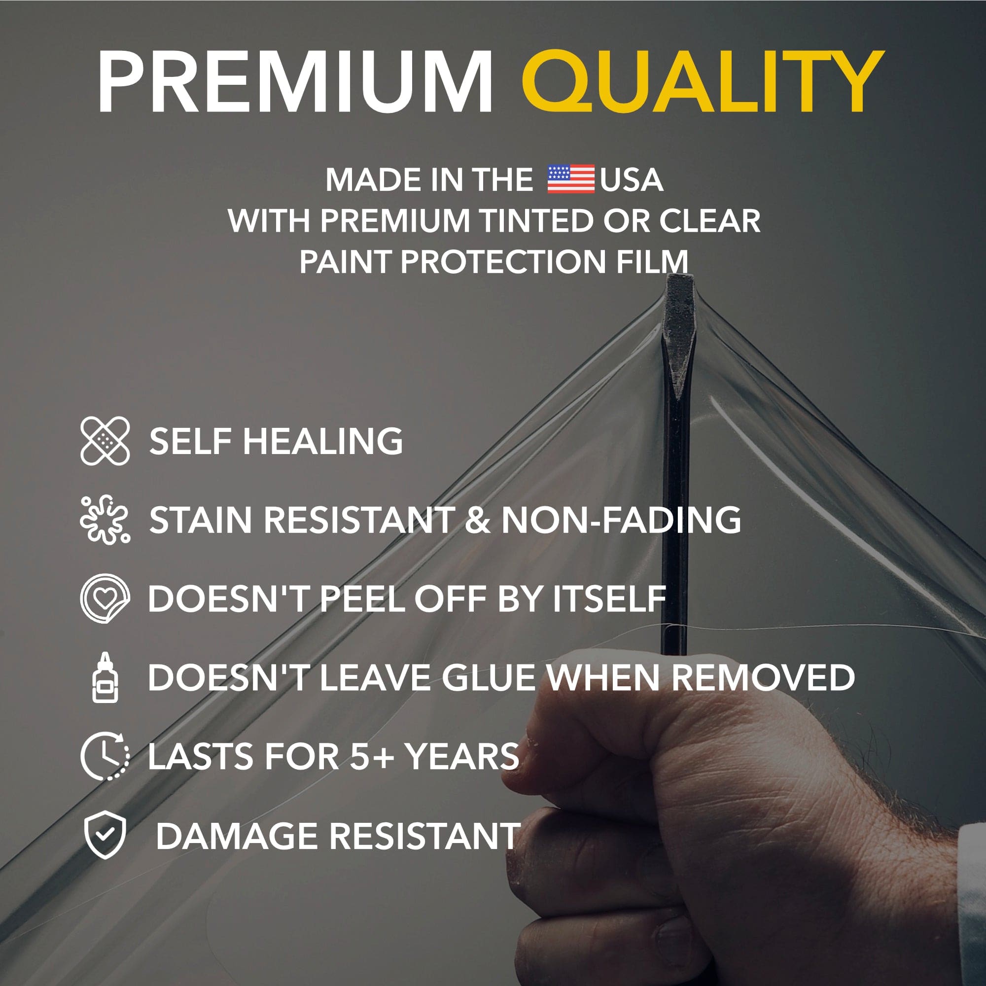 cadillac optiq paint protection film tint ppf easy diy