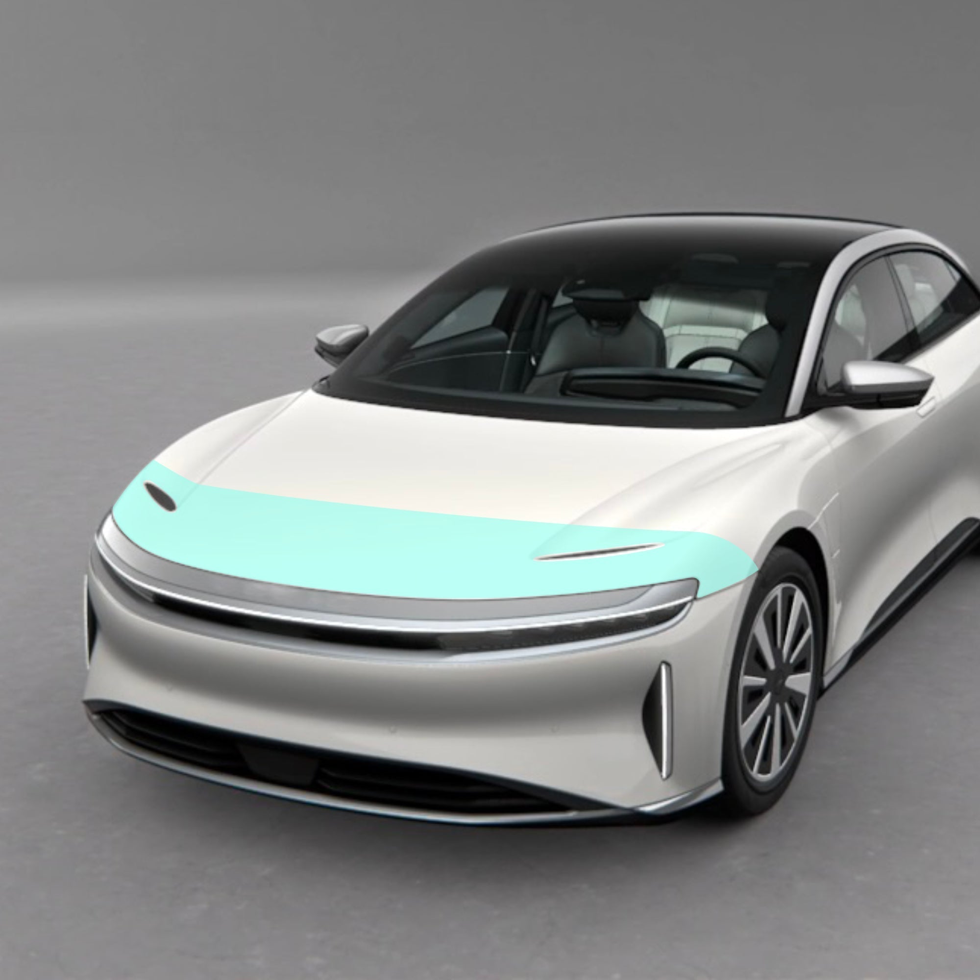 lucid air, paint protection, protection film, road debris