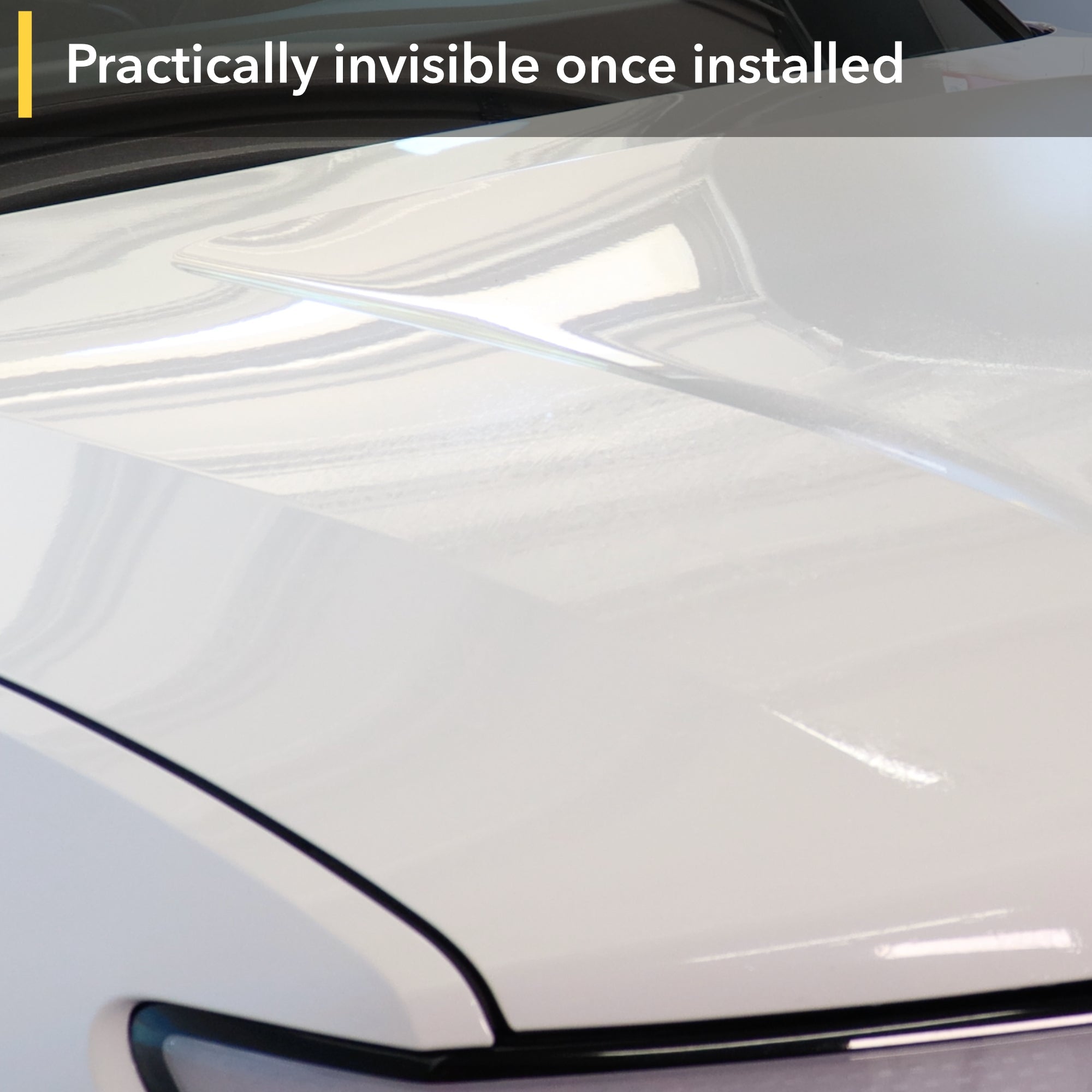 white car hood r1s, r1t, paint protection, protection film, film