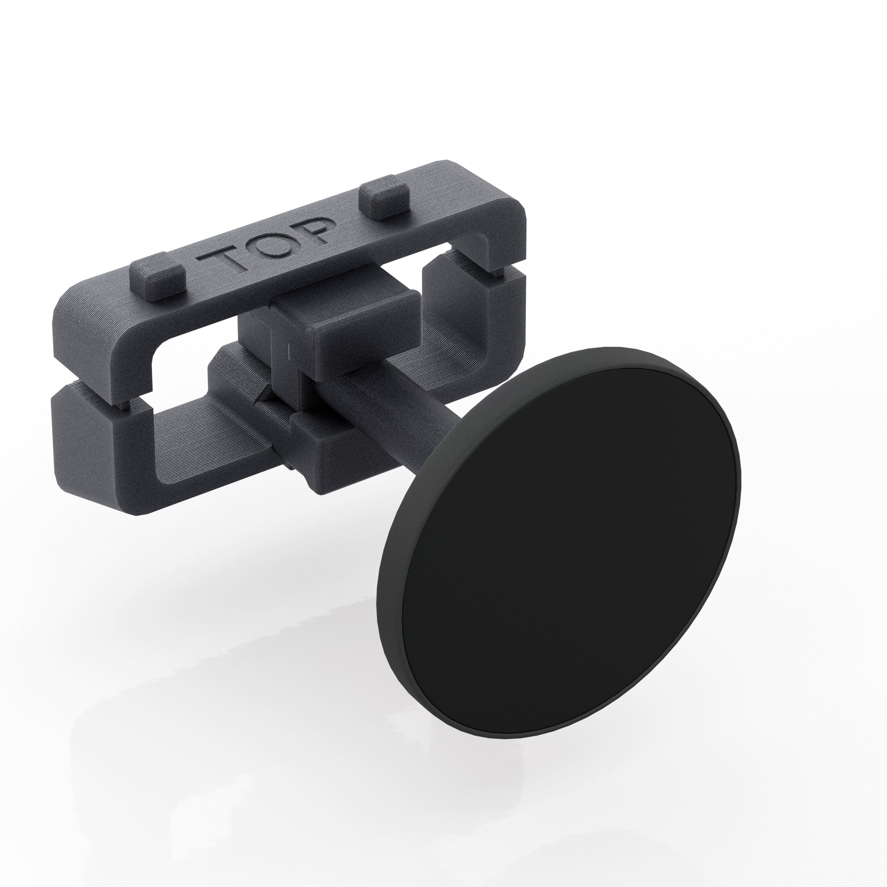 Dashboard Phone Mount Charger Tesla Model S Model X Refresh Magnetic Mount Qi2 T-WRAPS