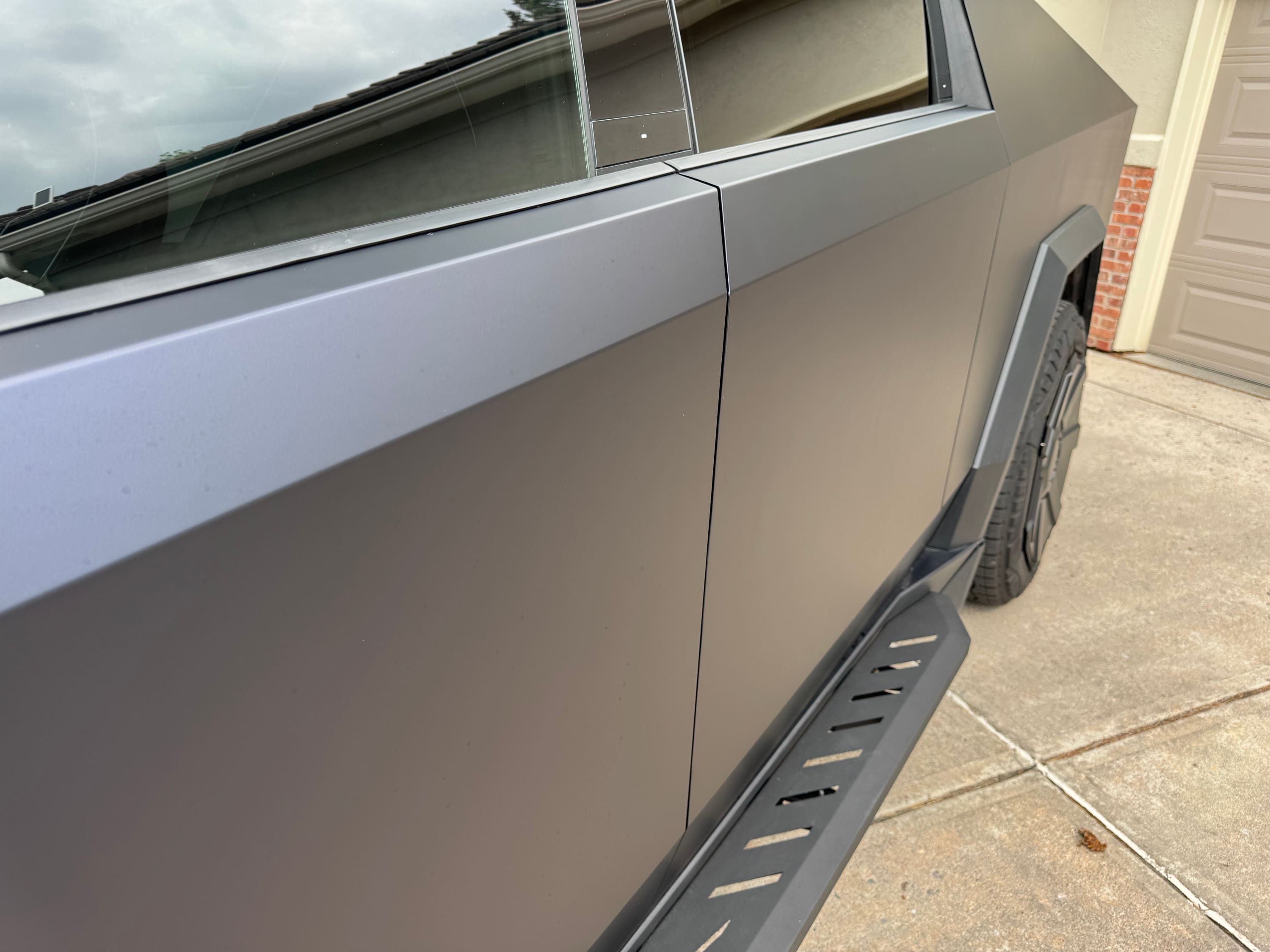 matte black phantom blue color ppf