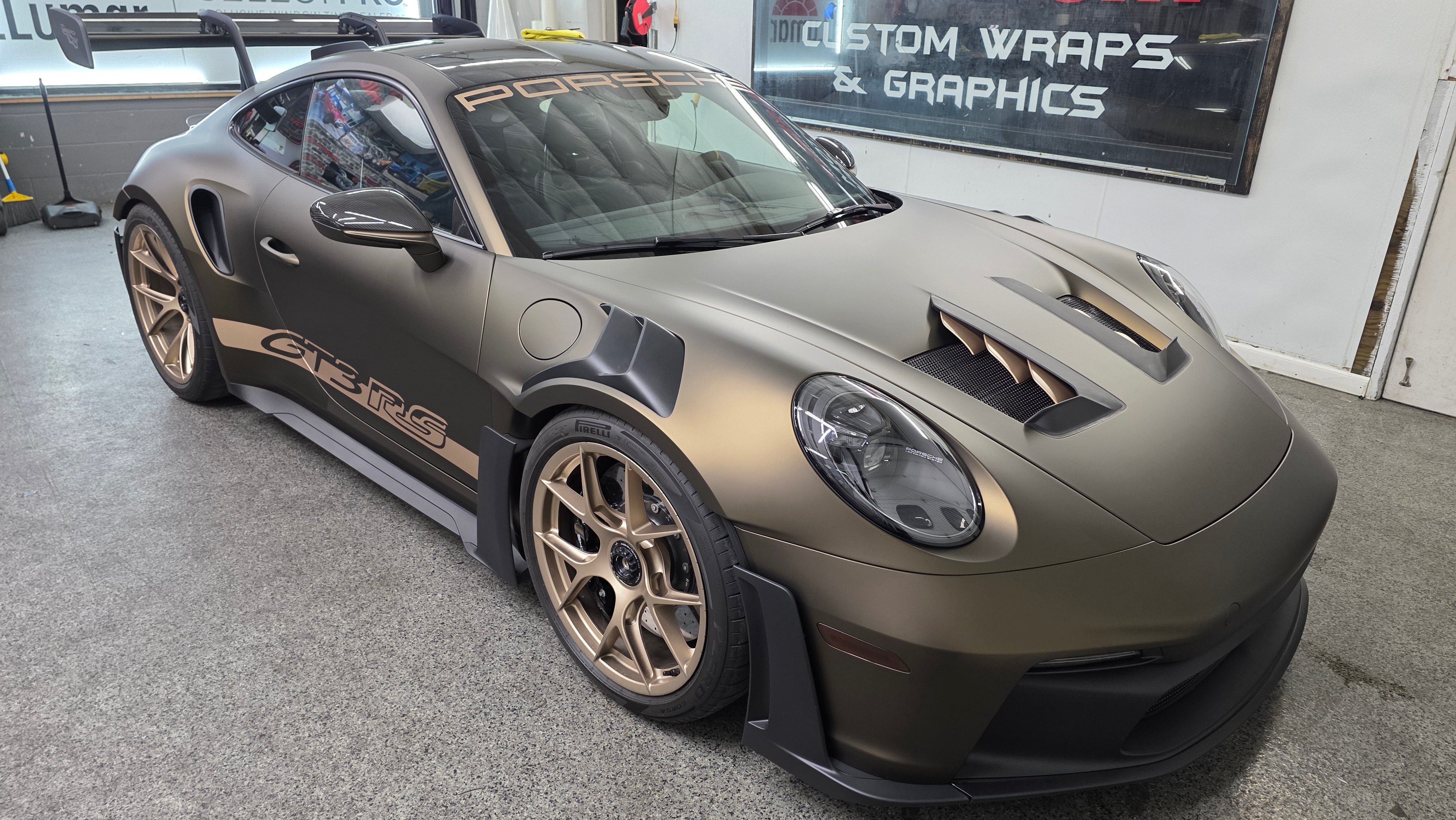 Matte Liquid Shadow Gold Color PPF