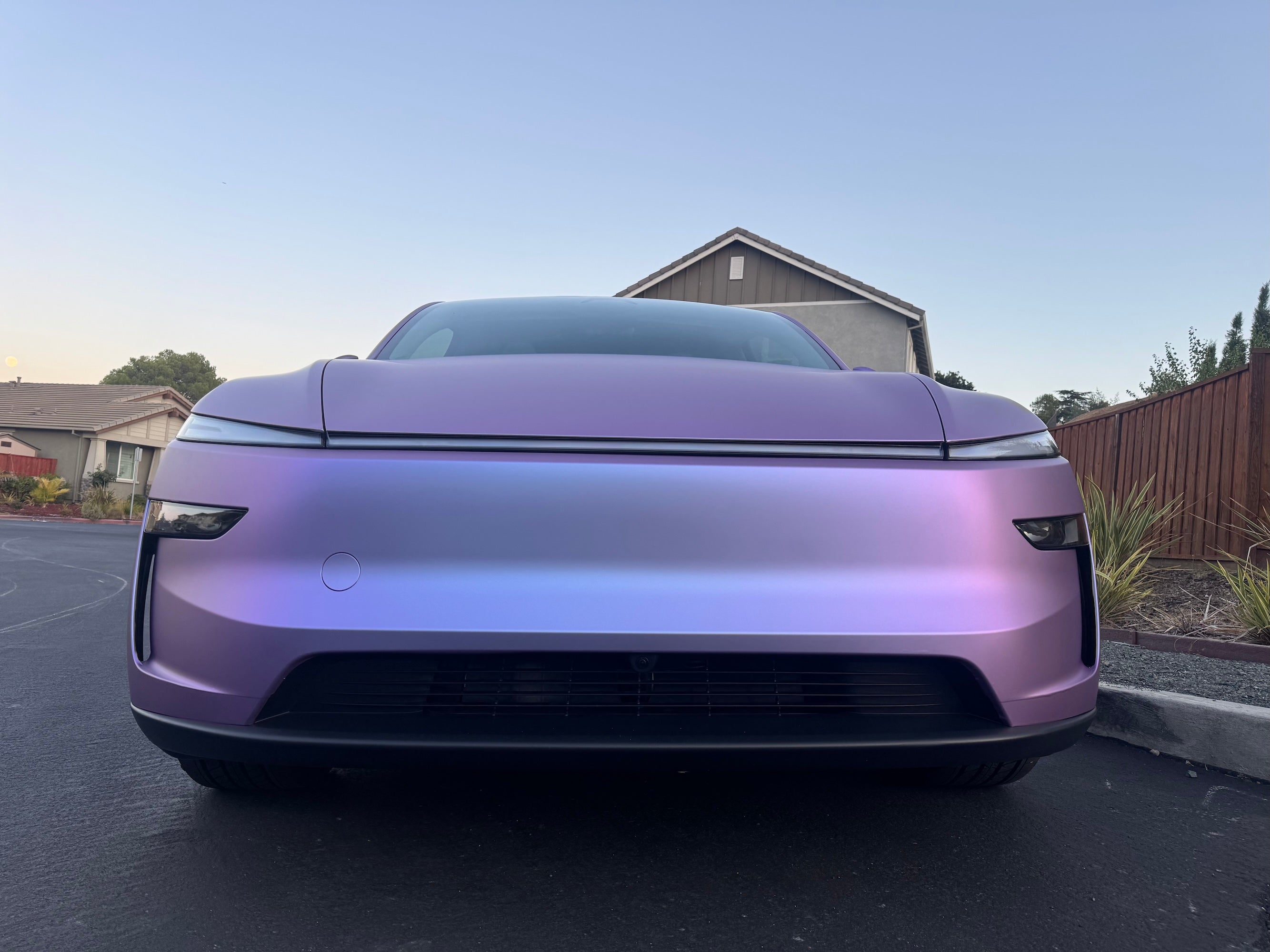 Matte Purple Mist Silver Color PPF