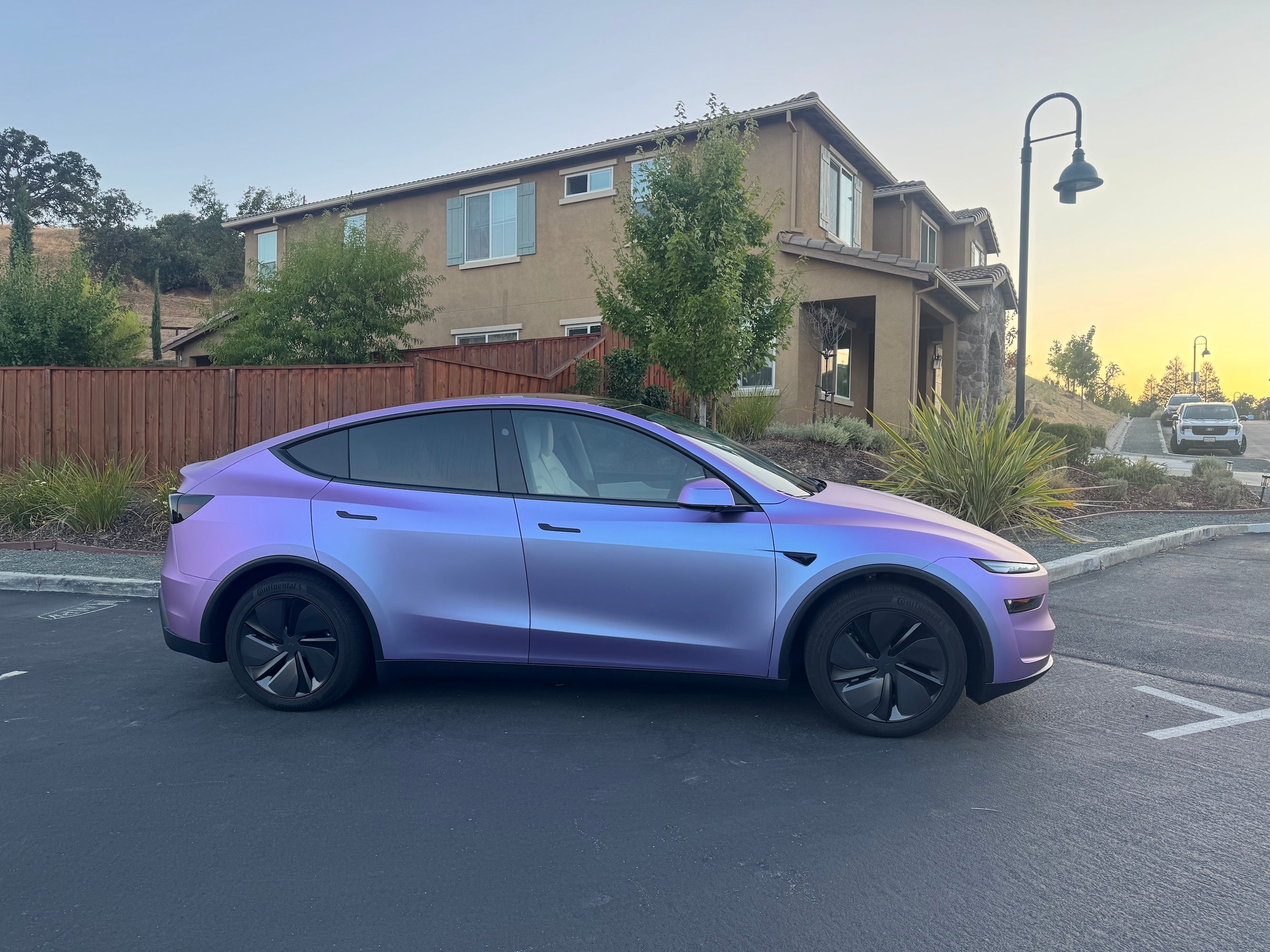 Matte Purple Mist Silver Color PPF