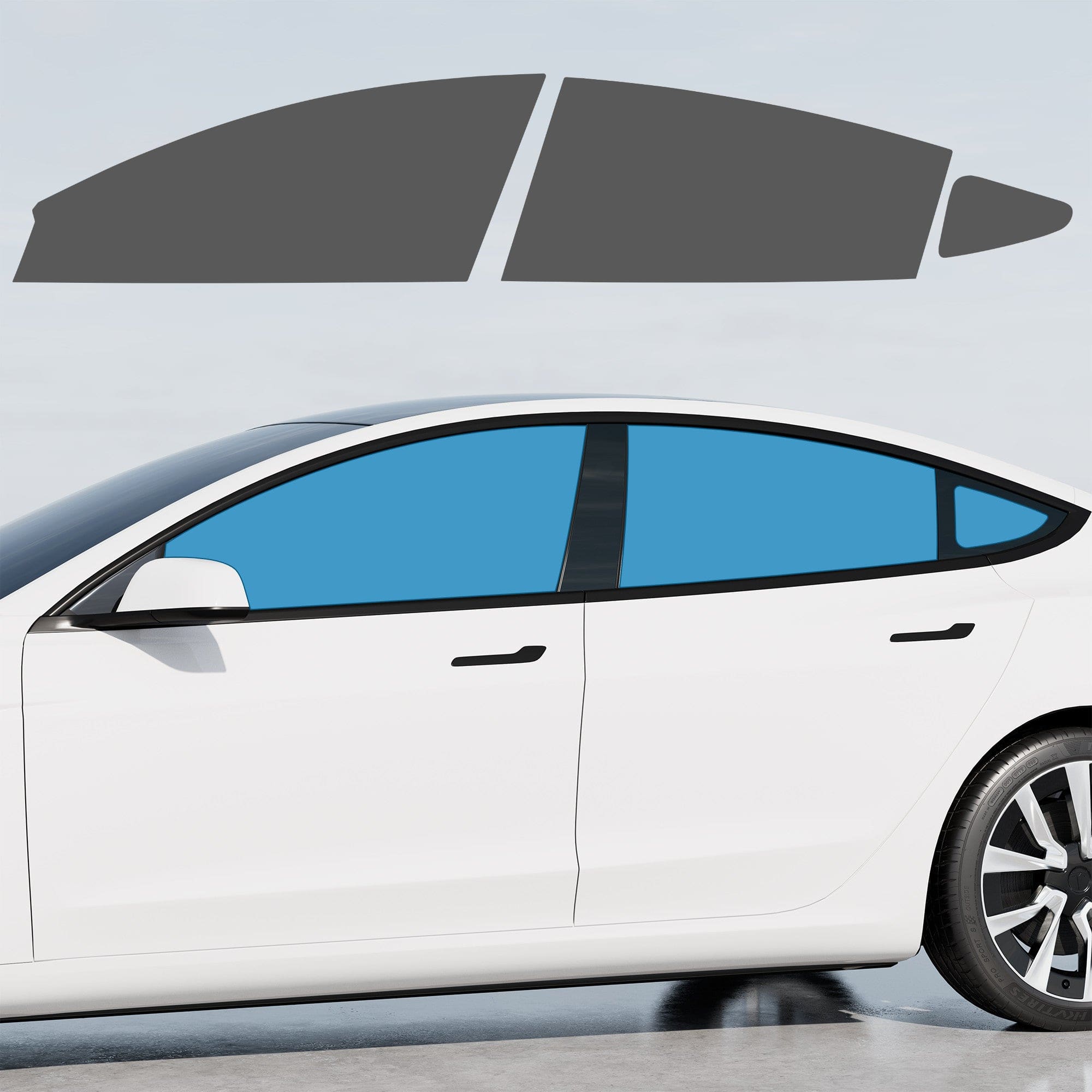The Paint Protection Guys Nano Ceramic Window Tint For Tesla Model 3 2024-2025