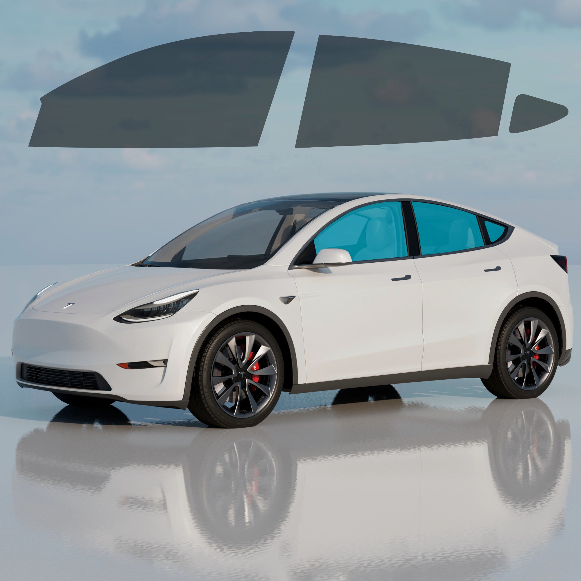 Nano Ceramic Windows Tint Tesla Model Y 2019-2025 premium T-WRAPS