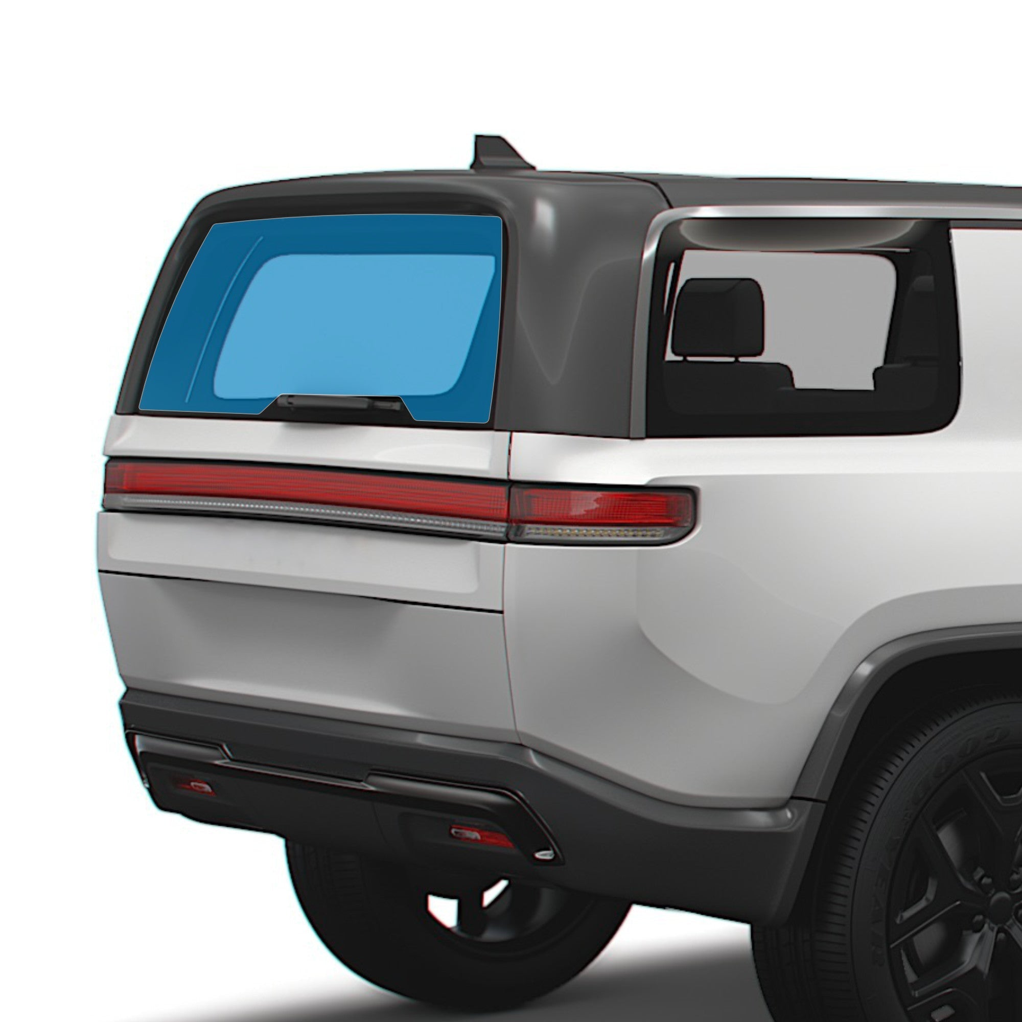 Nano Ceramic Windows Tint for Rivian R1S R1T R1S Liftgate Window 5% Limo pre-cut premium T-WRAPS