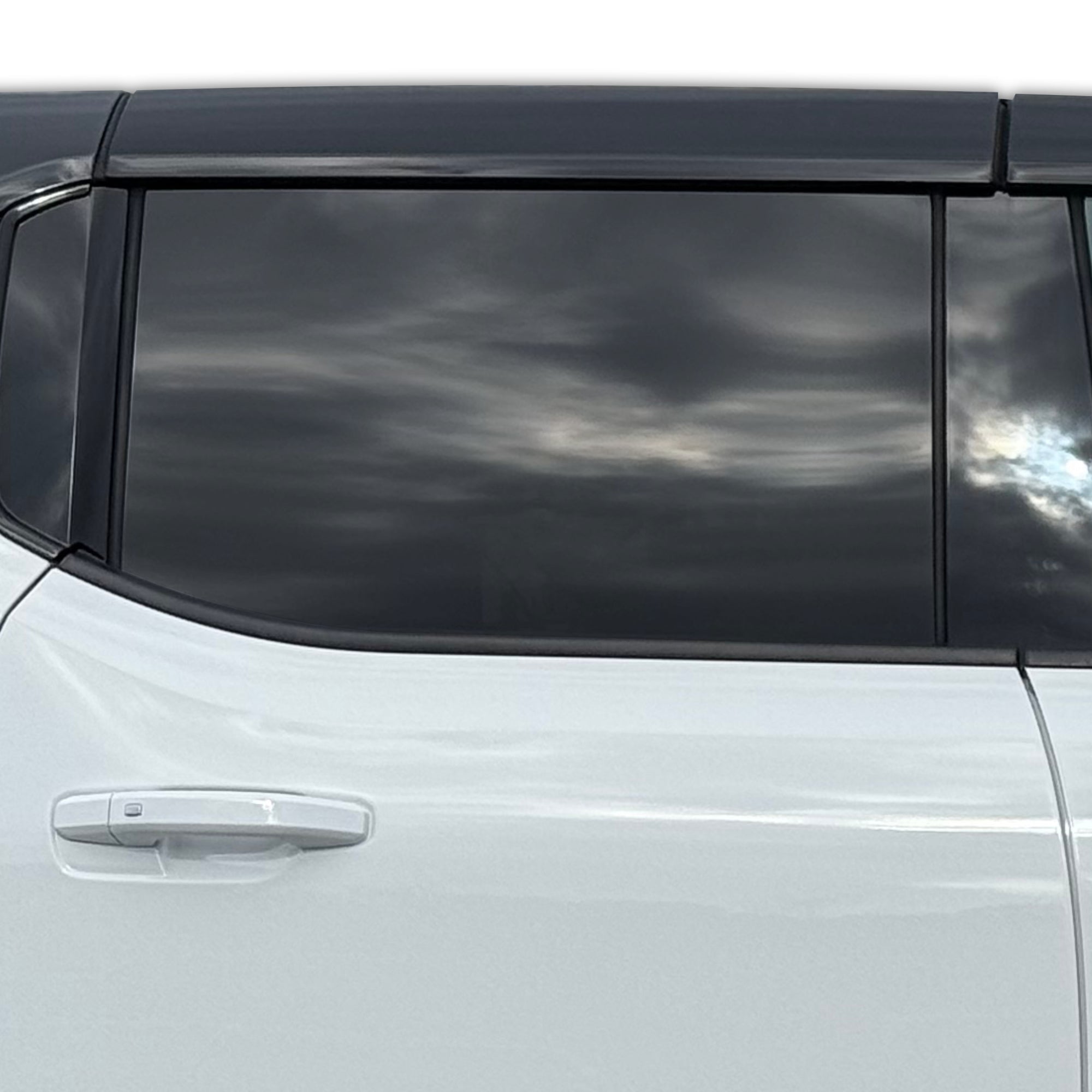 Nano Ceramic Windows Tint GMC Hummer EV Nano Ceramic IR Film Rear Doors 20% pre-cut Avery Dennison premium T-WRAPS