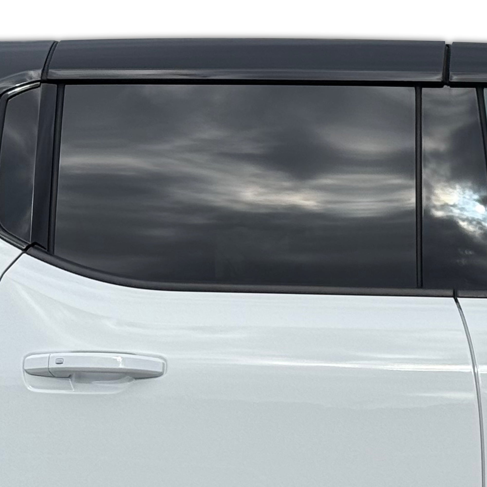 Nano Ceramic Windows Tint GMC Hummer EV Nano Ceramic IR Film Rear Doors 35% pre-cut Avery Dennison premium T-WRAPS