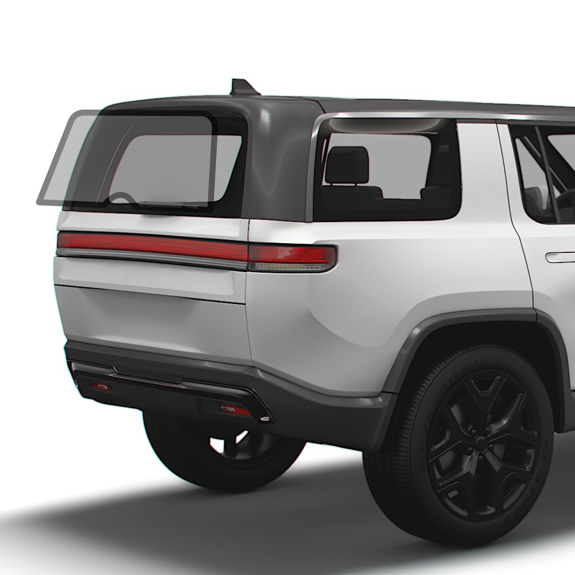 Windshield Sunroof Protection Film Rock Chips UV IR Defense for Rivian R1S R1T Rear Window R1S UV + Impact Block T-WRAPS