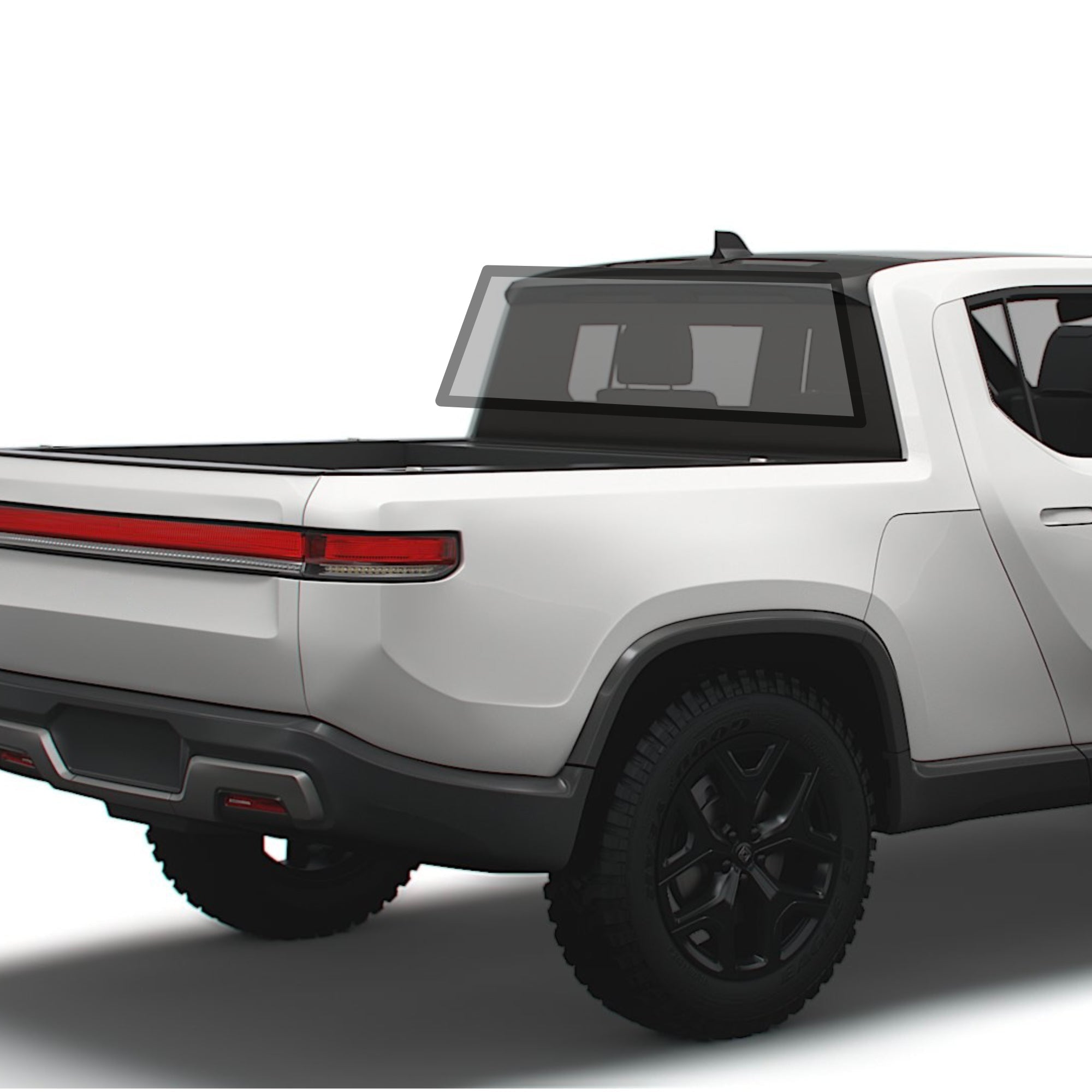 Windshield Sunroof Protection Film Rock Chips UV IR Defense for Rivian R1S R1T Rear Window R1T UV + Impact Block T-WRAPS