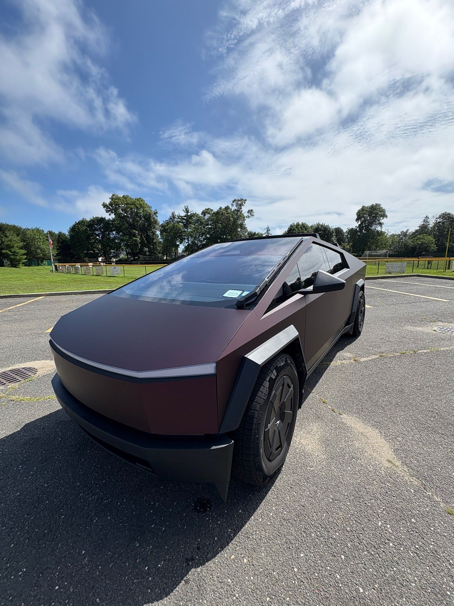 satin black magic purple color ppf