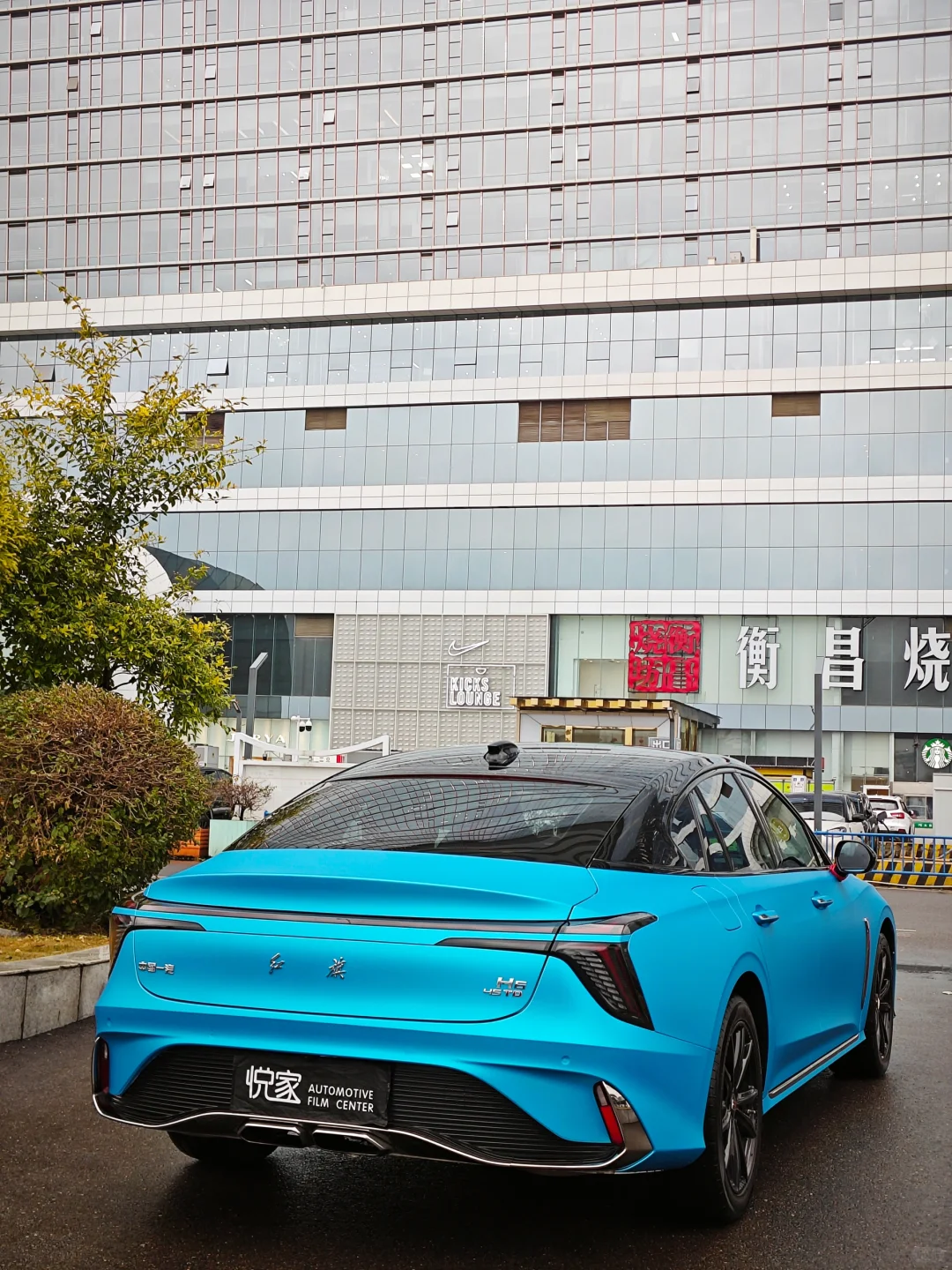 satin tunisian blue color ppf