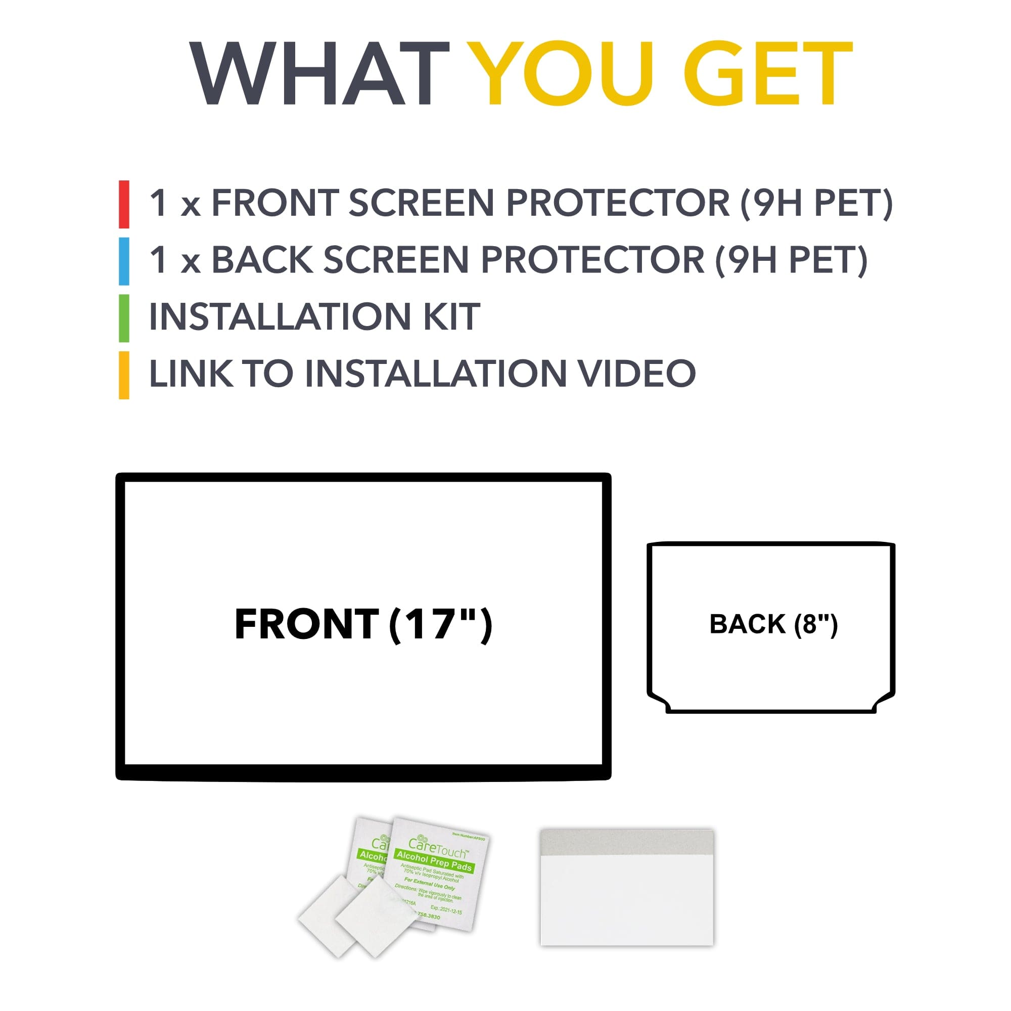 screen protector kit tesla model protectors tesla’s premium shock proof